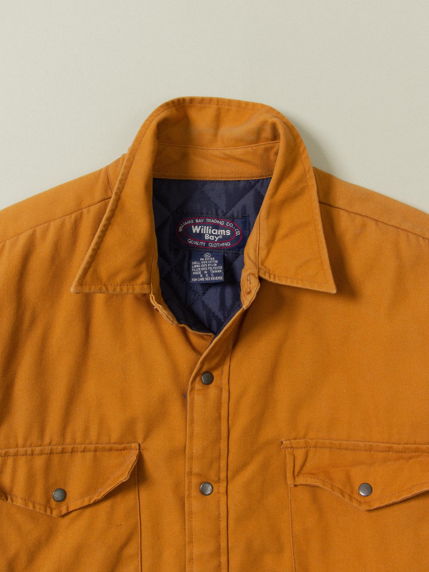 Vtg Williams Bay Lined Work Jacket (L)