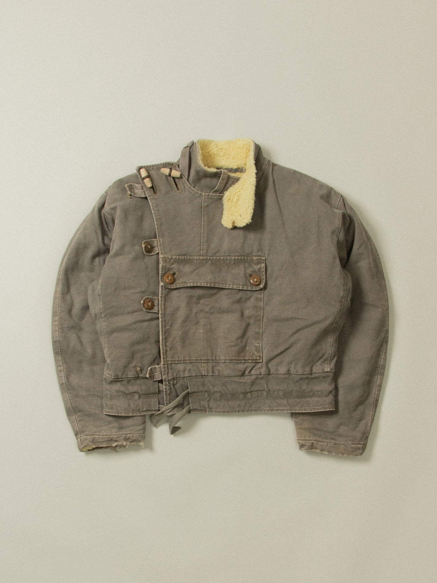 Vtg 1950s Swedish Army 'Prototype' Dispatch Motorcycle Set - Jacket & Pants (M)