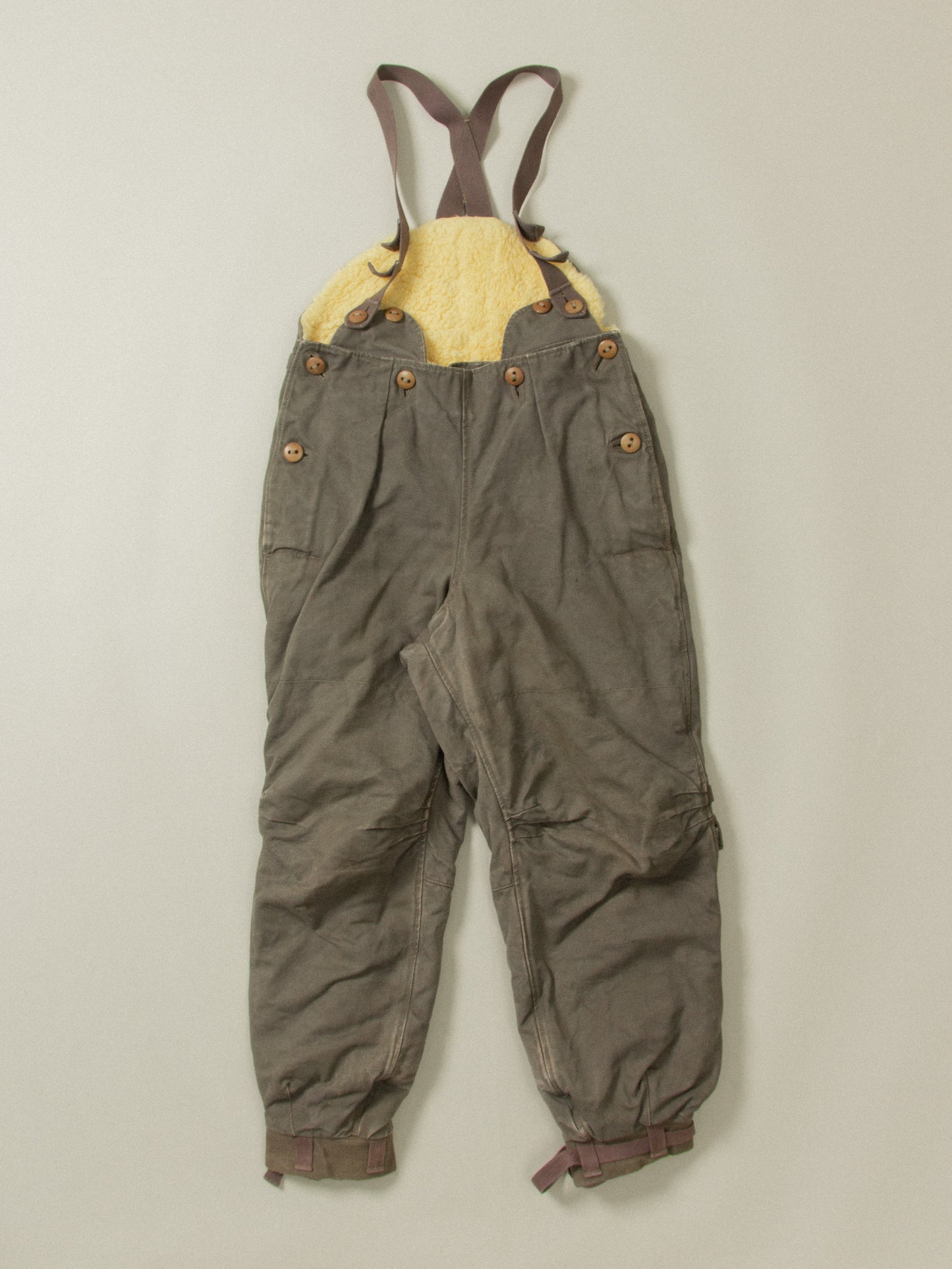 Vtg 1950s Swedish Army 'Prototype' Dispatch Motorcycle Set - Jacket & Pants (M)