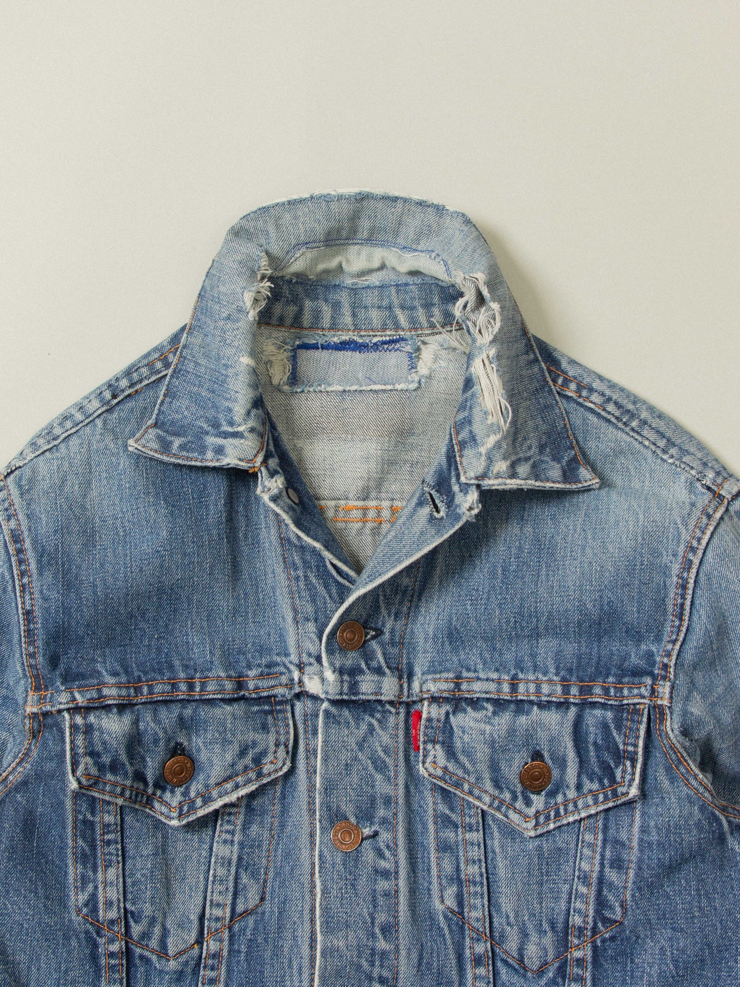 Vtg 1960s Levi's Big E Customized Trucker Jacket (S)