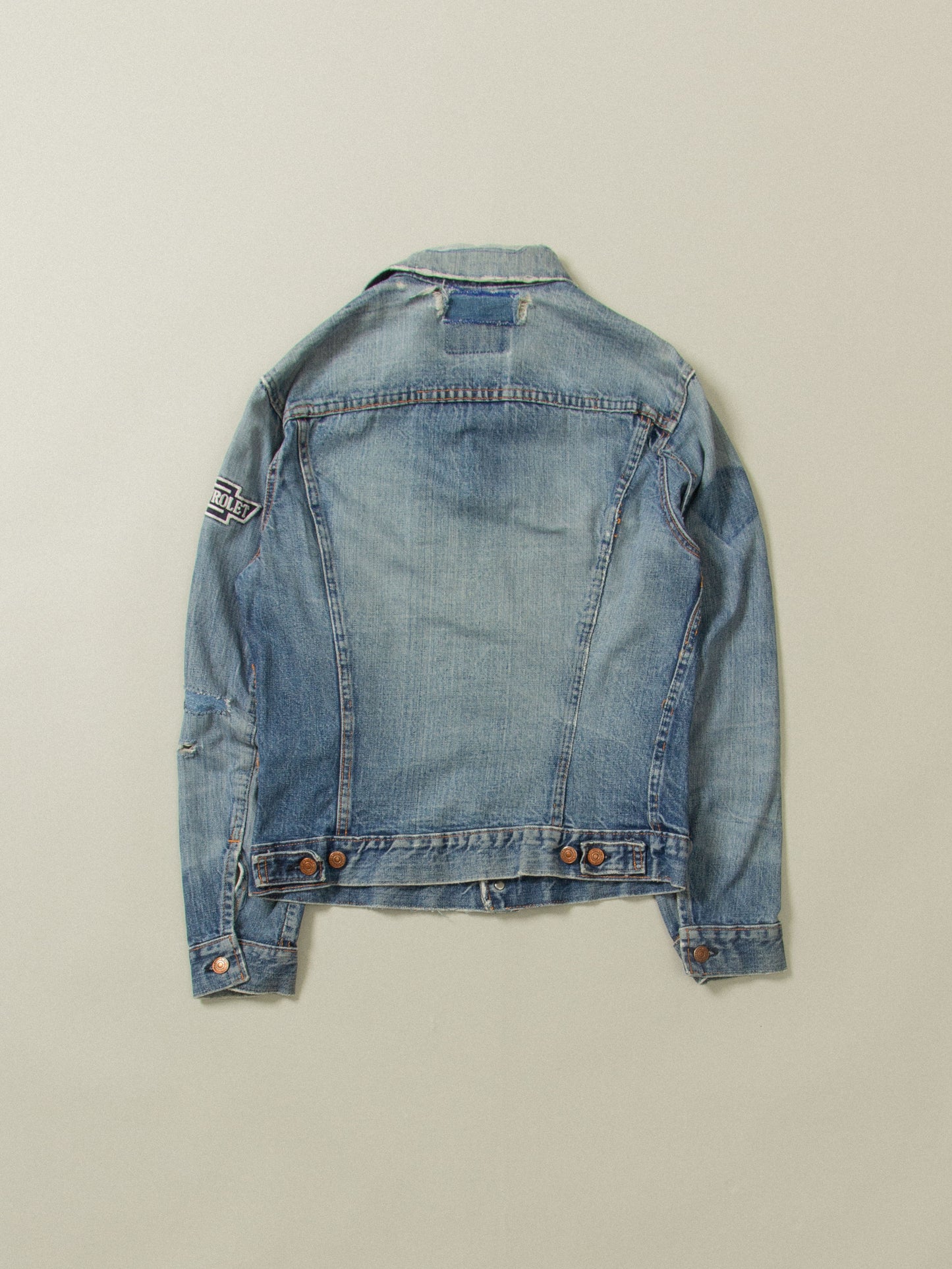 Vtg 1960s Levi's Big E Customized Trucker Jacket (S)