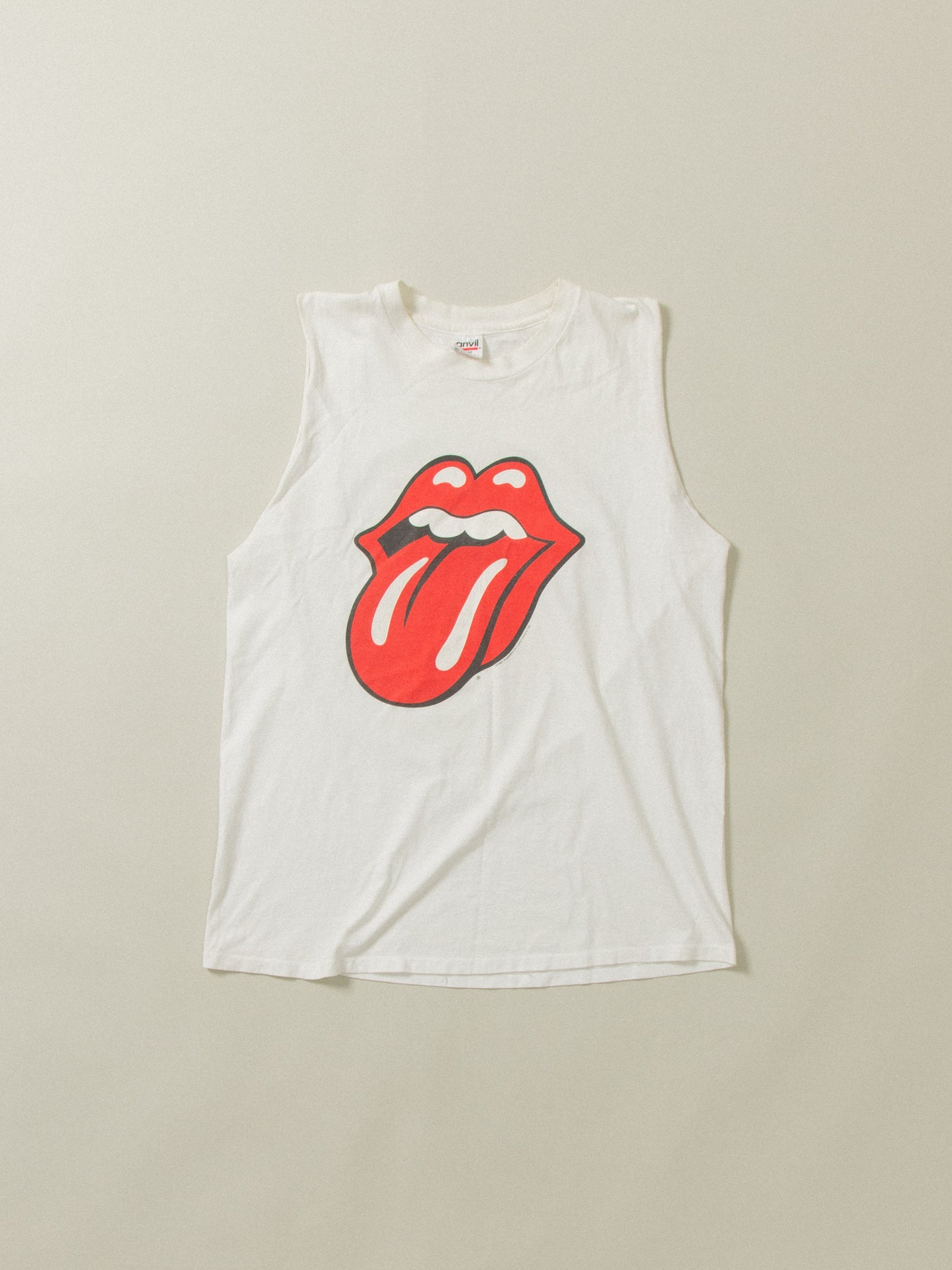 Vtg 1990s Anvil Rolling Stones Tank Top - Made in USA (L)