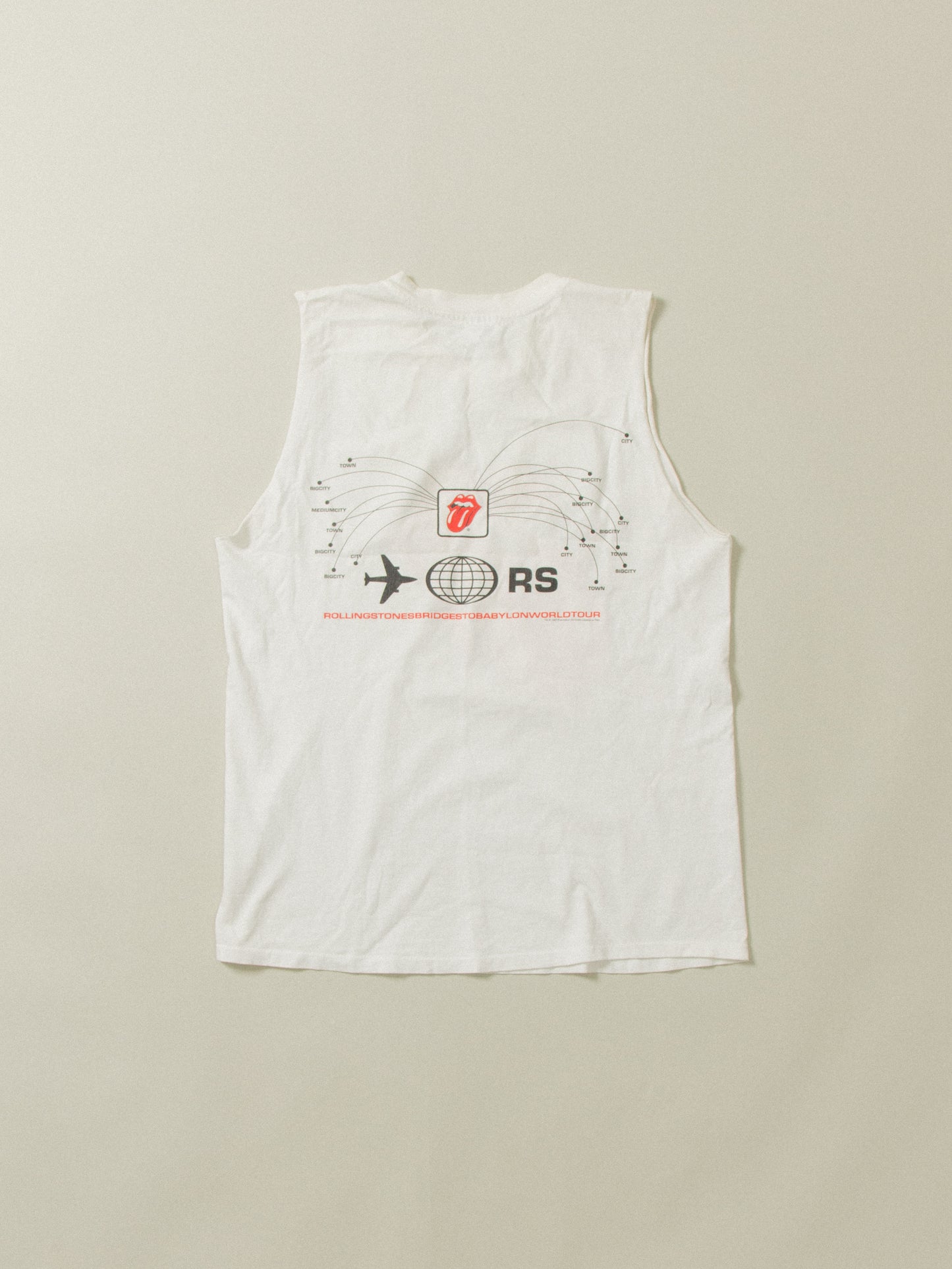 Vtg 1990s Anvil Rolling Stones Tank Top - Made in USA (L)