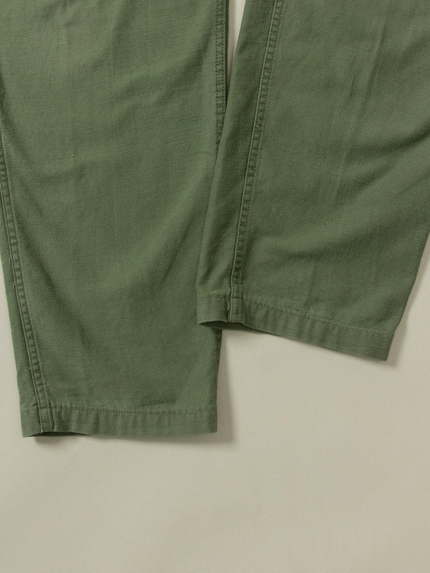 Vtg 1970s Vietnam War OG-107 Army Fatigue Pants (34x33)