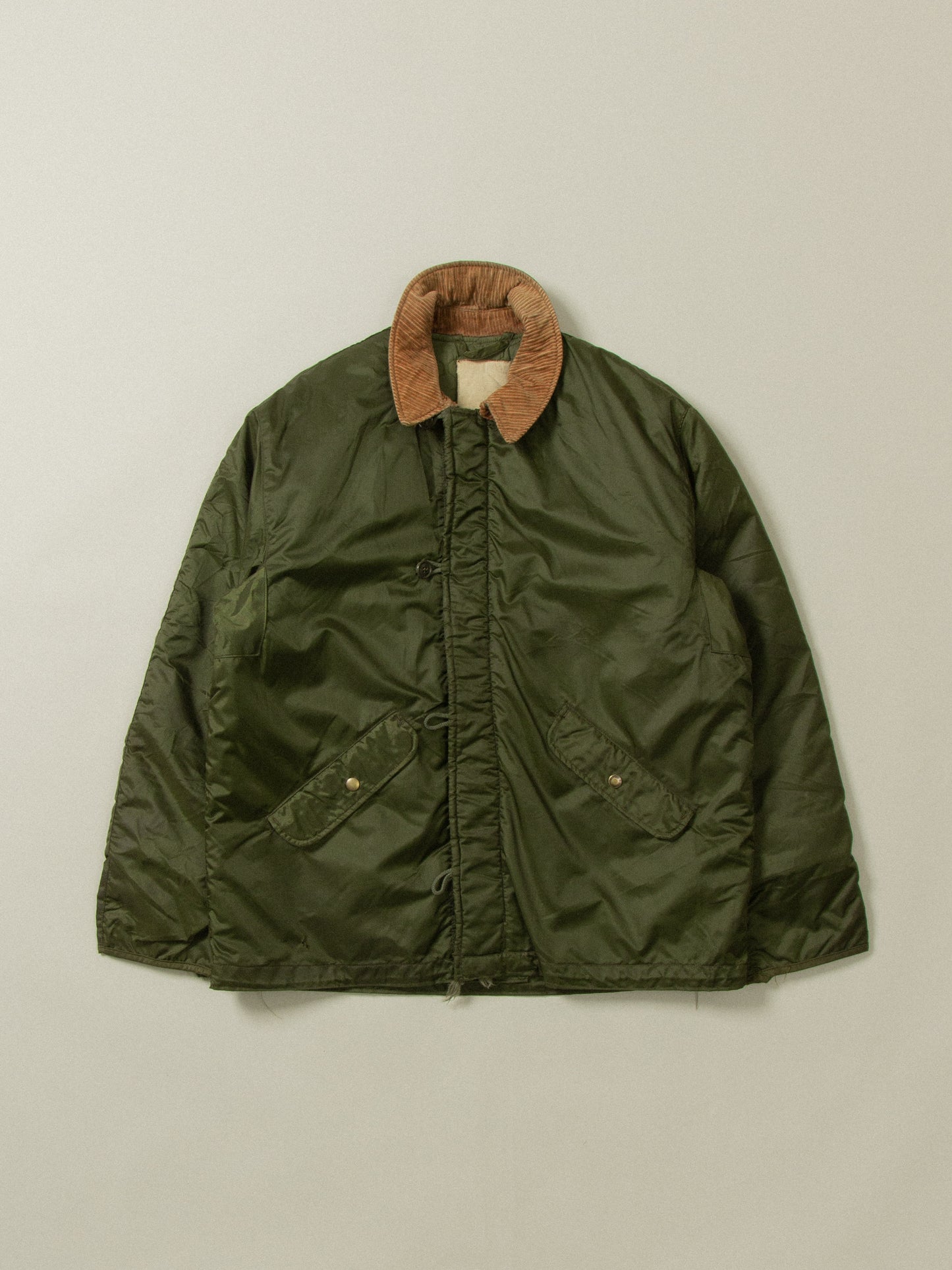 Vtg 1970s/1980s US Navy A-1 Extreme Cold Weather Deck Jacket (L)