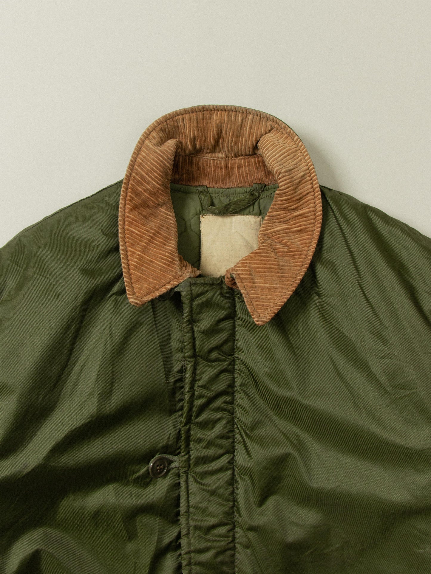 Vtg 1970s/1980s US Navy A-1 Extreme Cold Weather Deck Jacket (L)