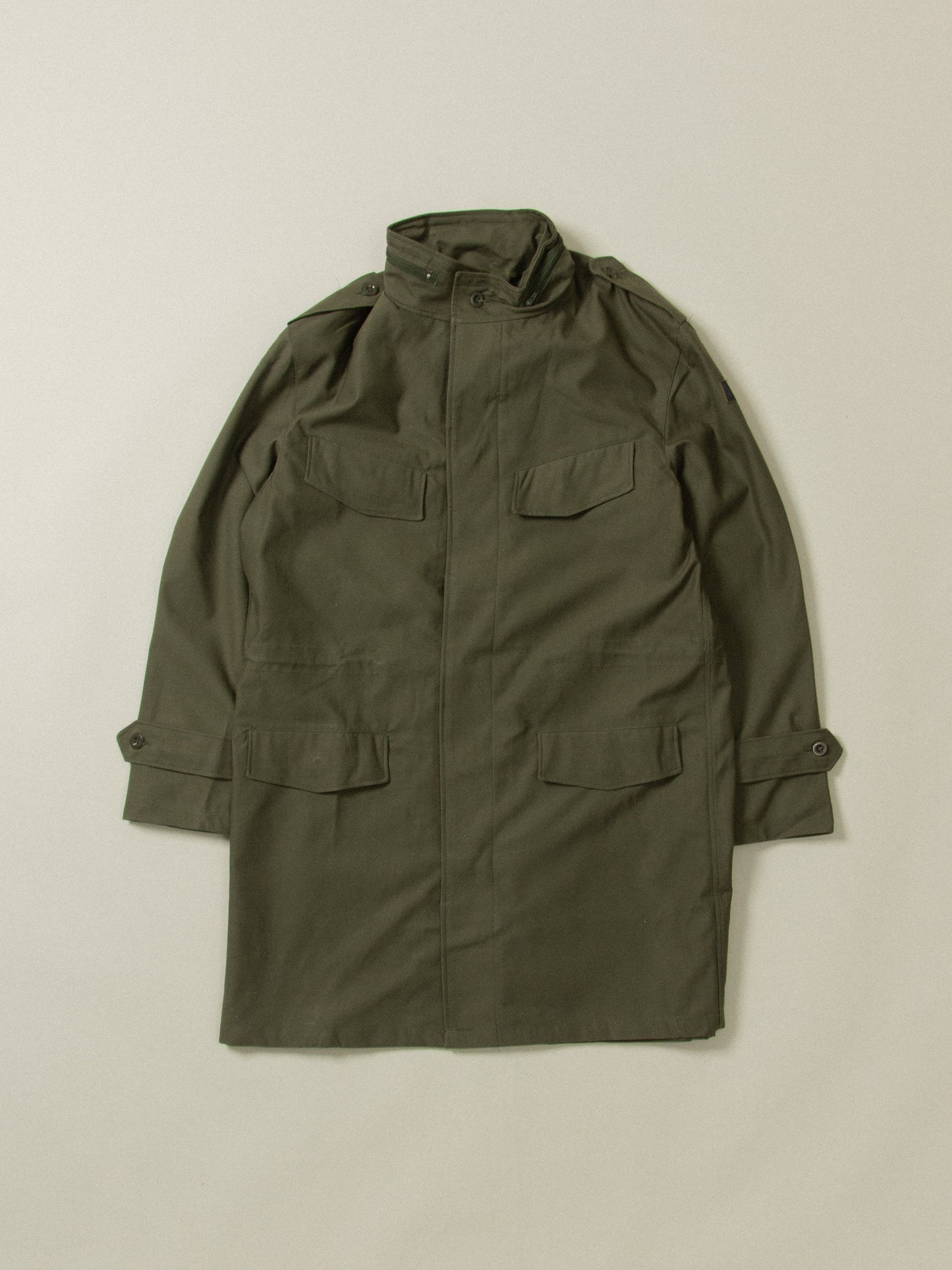 Vtg 1980s New Old Stock Belgian Army M89 Parka