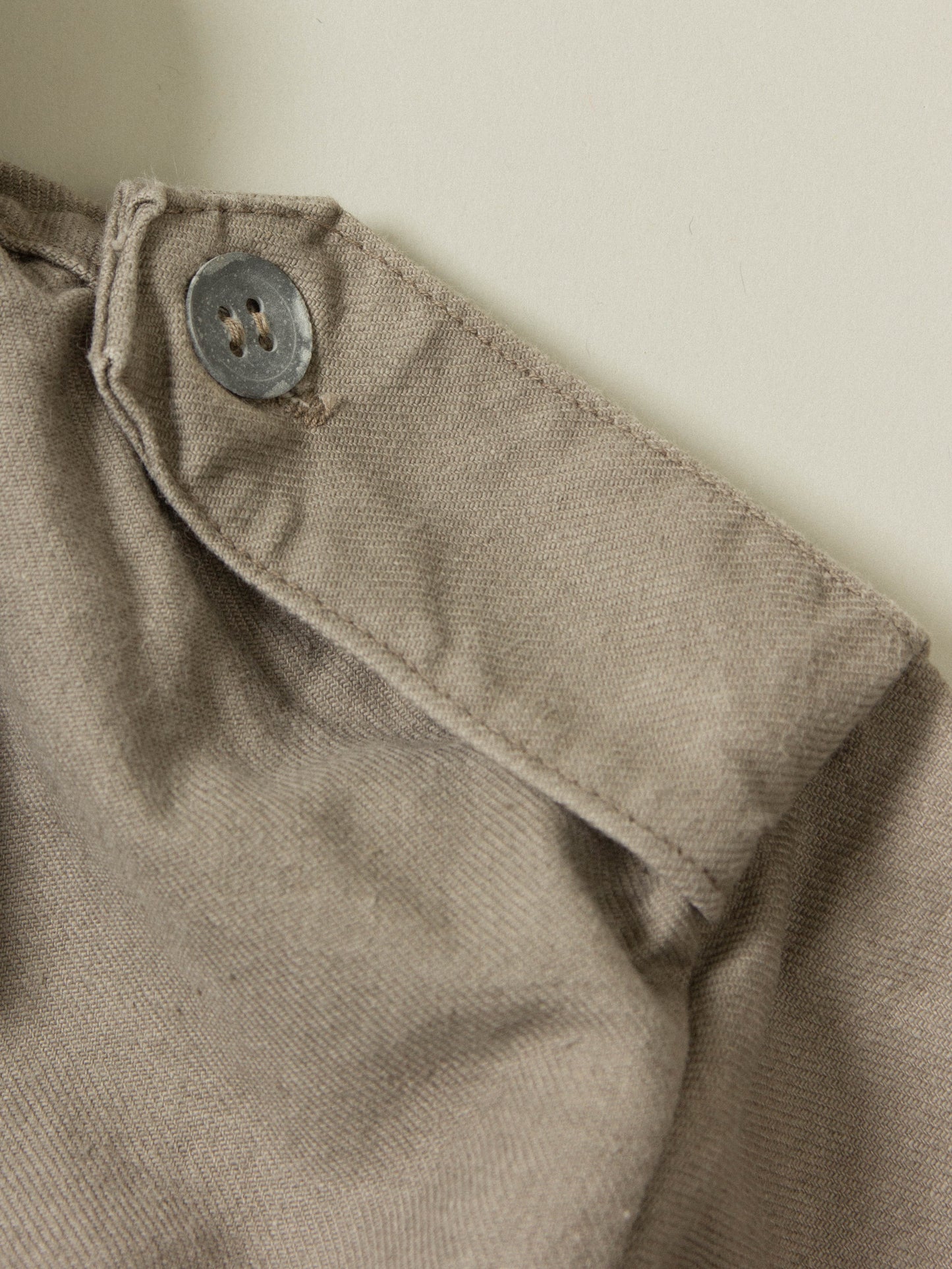 Vtg 1940s Swedish Army Chore Jacket