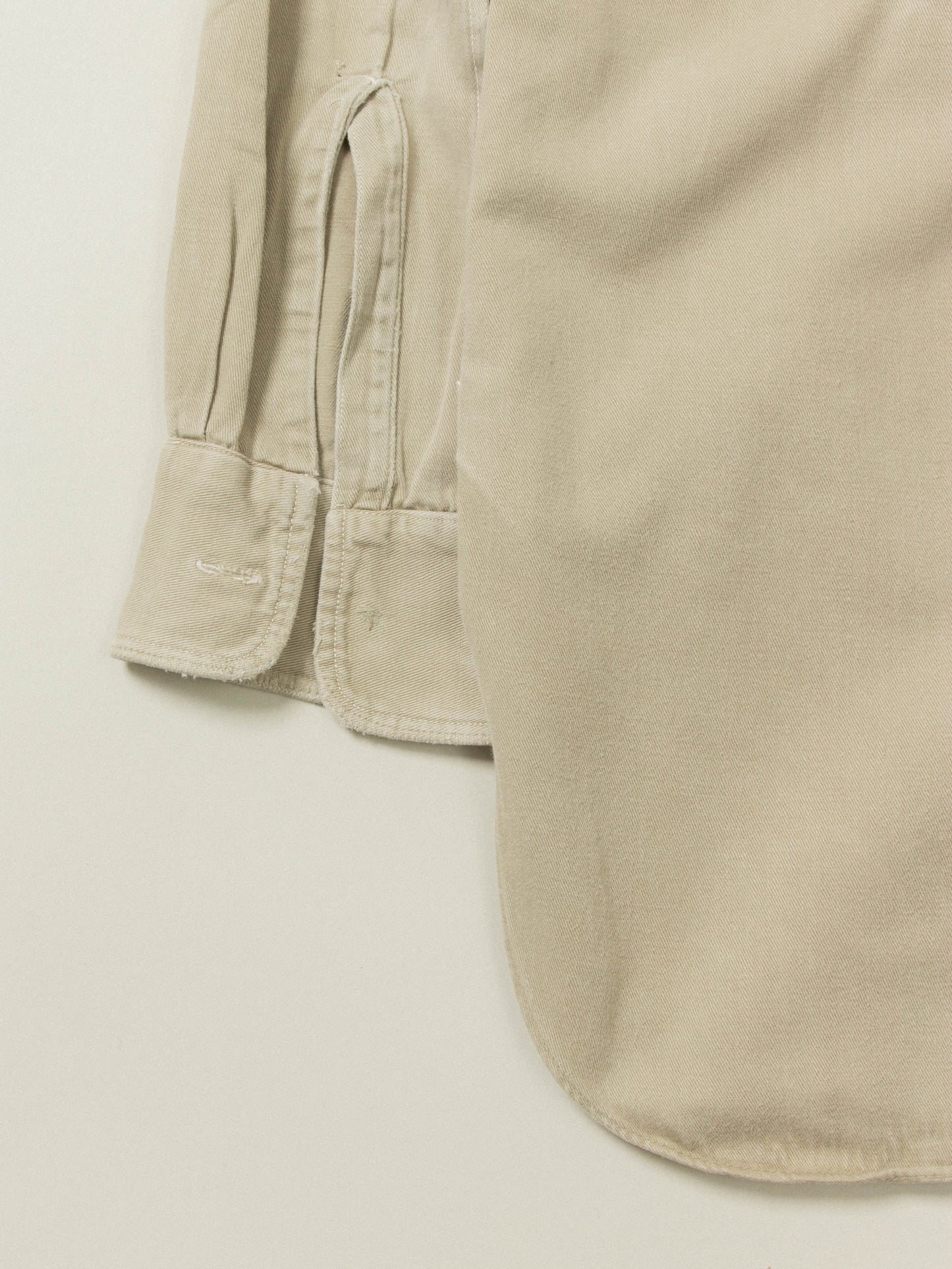 Vtg 1960s Swedish Army Cotton Shirt (M)