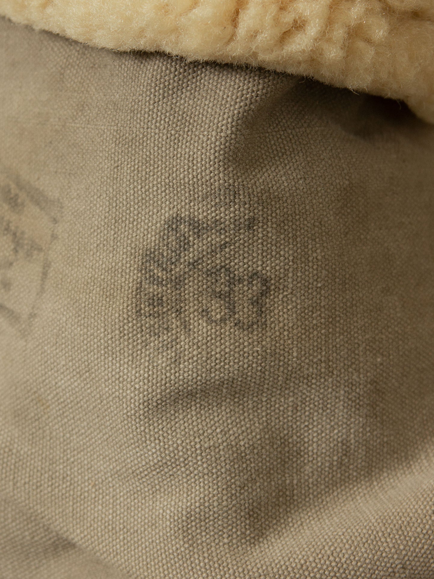 Vtg 1940s Swedish Army Extreme Cold Weather Shearling Coat (L)