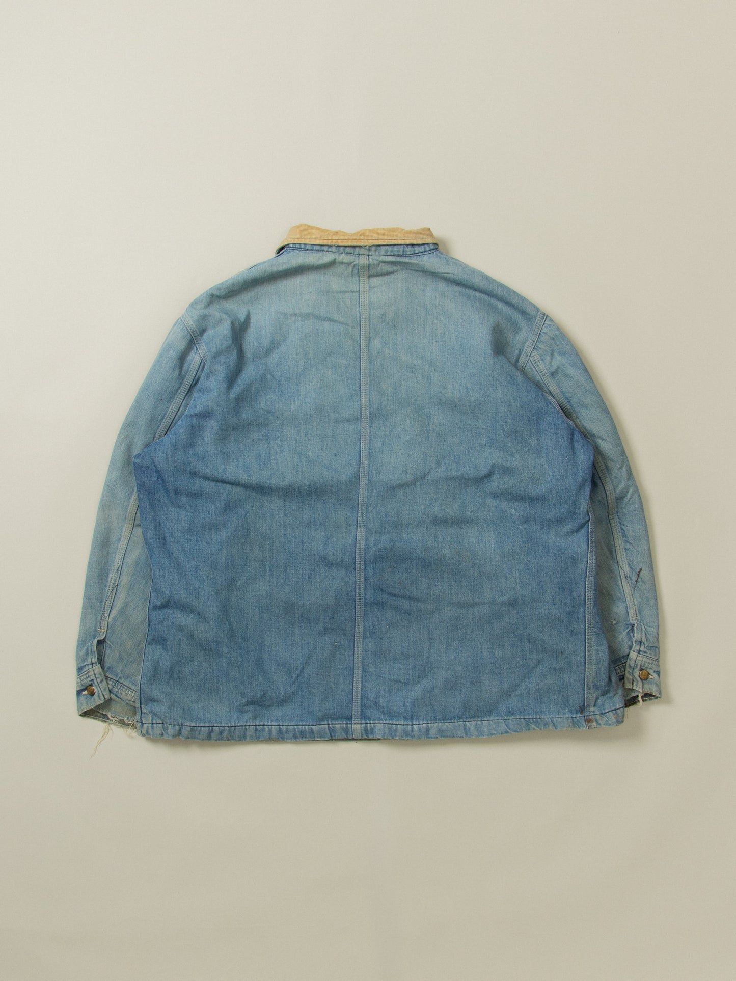 Vtg 1970s Lined Lee Chore Denim Jacket - Made in USA (XXL)