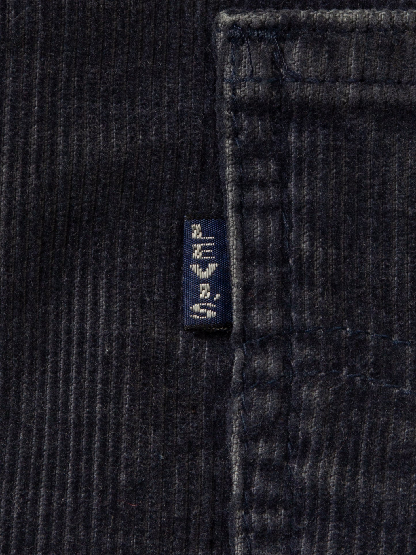 Vtg 1970s Big E Levi's Corduroy Sherpa Vest - Made in USA (M)