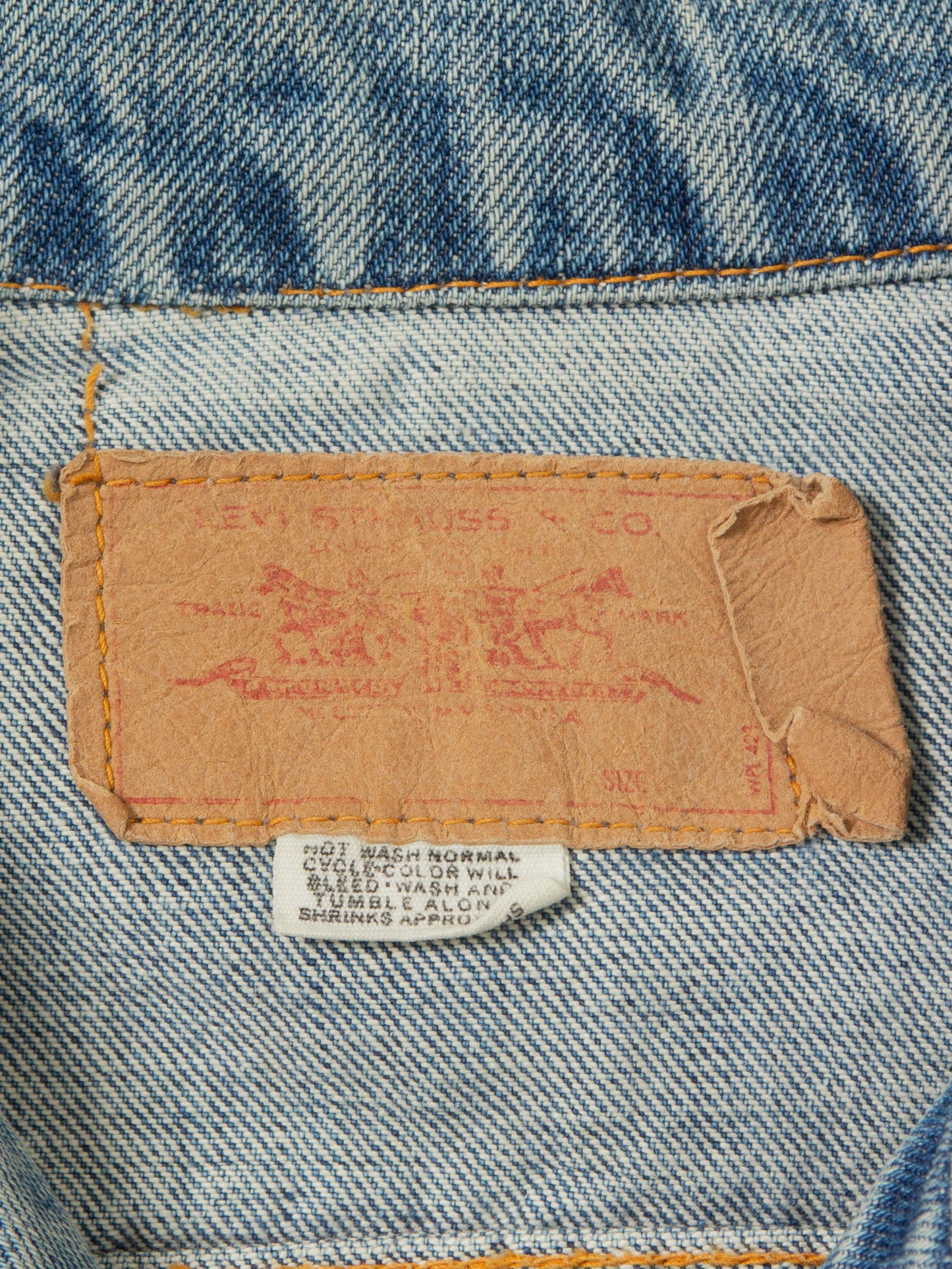 Vtg 1970s Levi's Big E Denim Jacket - Made in USA (M)