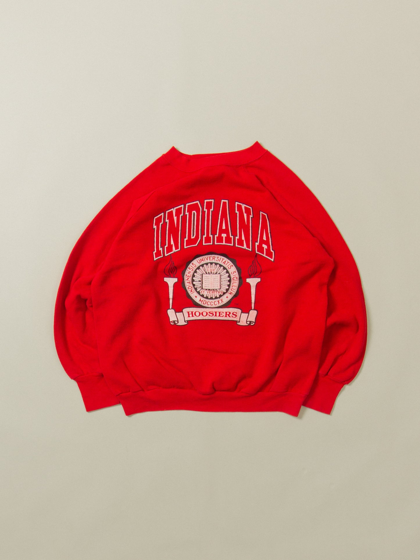Vtg 1990s Signal Indiana Reglan Sleeve Sweatshirt - Made in USA (M)
