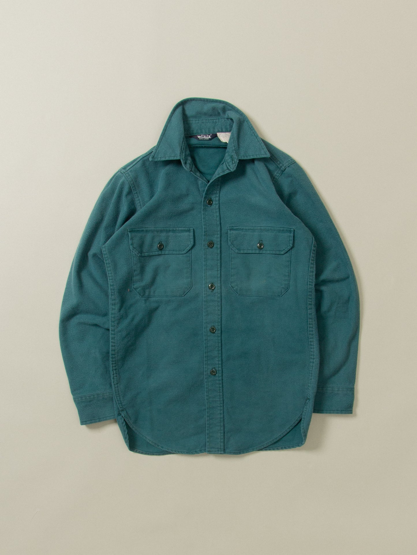 Vtg 1990s Woolrich Flannel Shirt - Made in USA (S)