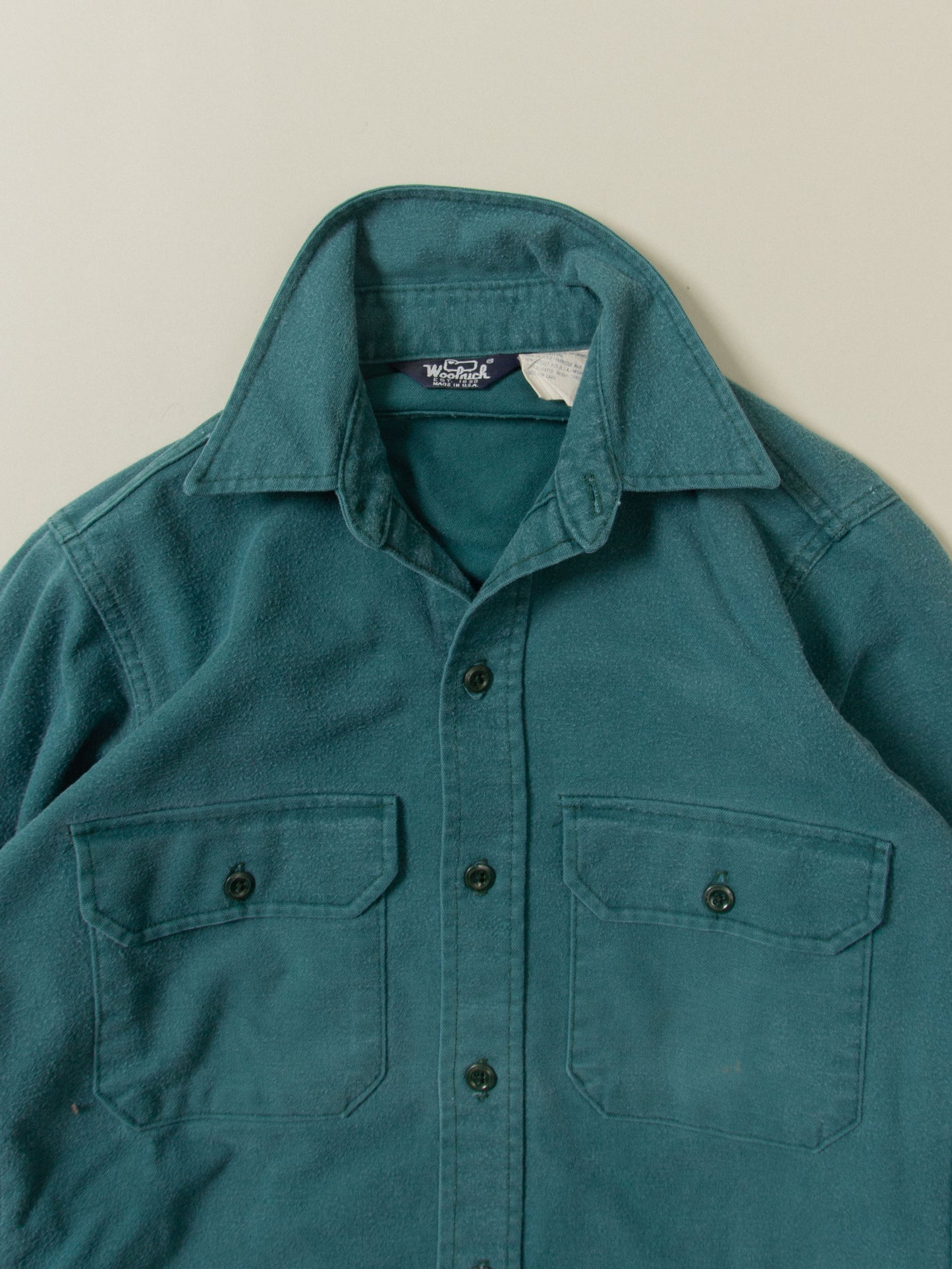 Vtg 1990s Woolrich Flannel Shirt - Made in USA (S)
