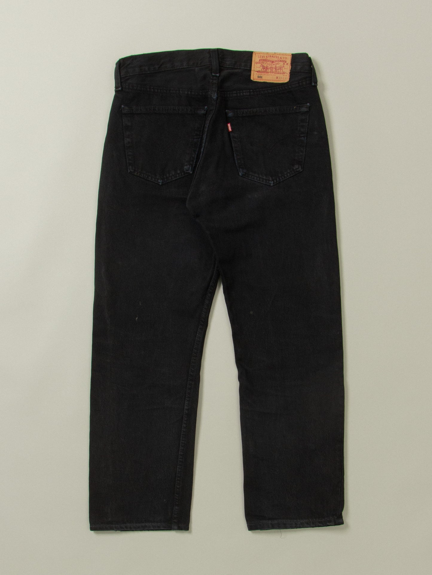 Vtg Early 2000s Black Levi's 501 (32x28)