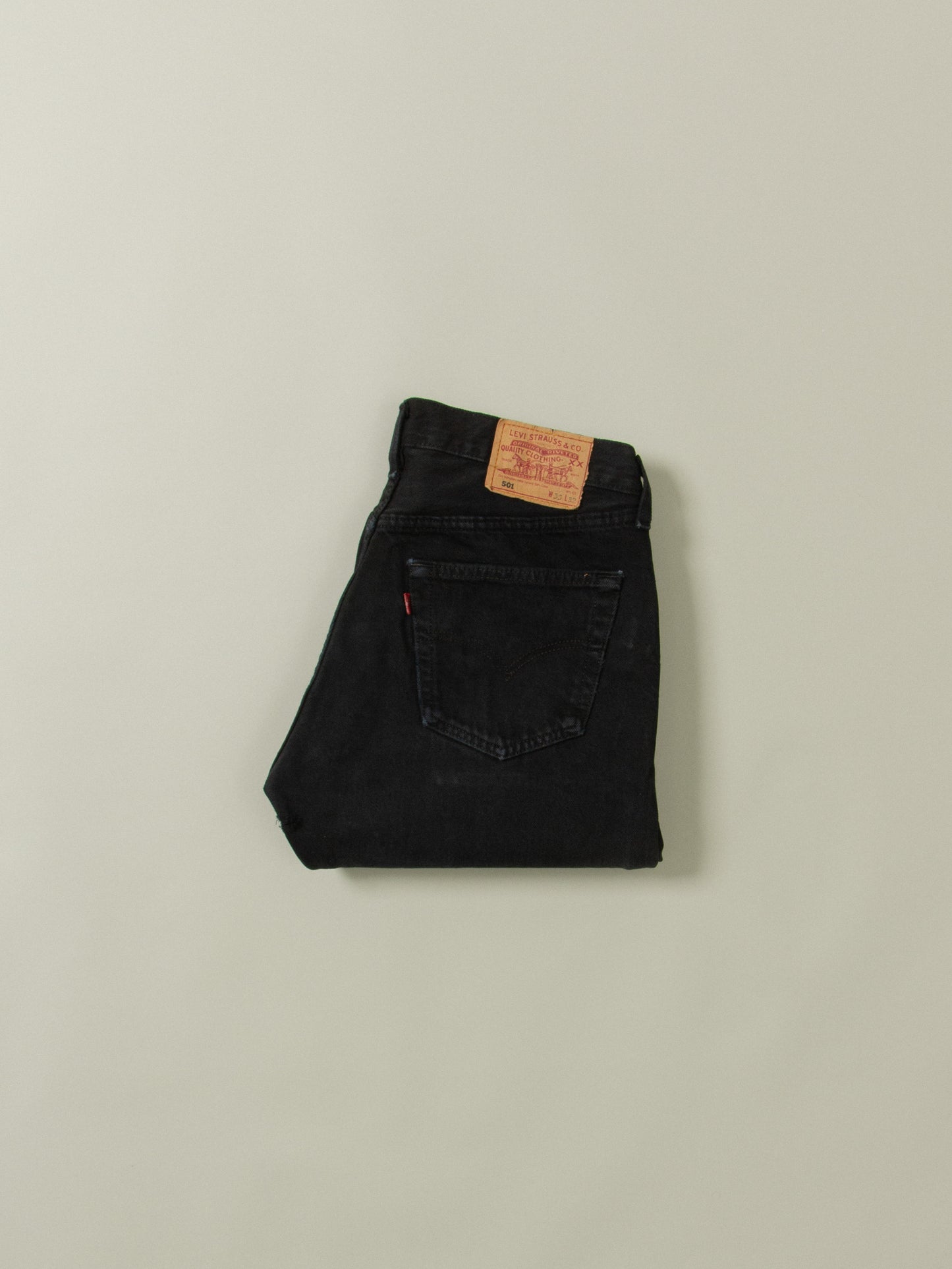 Vtg Early 2000s Black Levi's 501 (32x28)