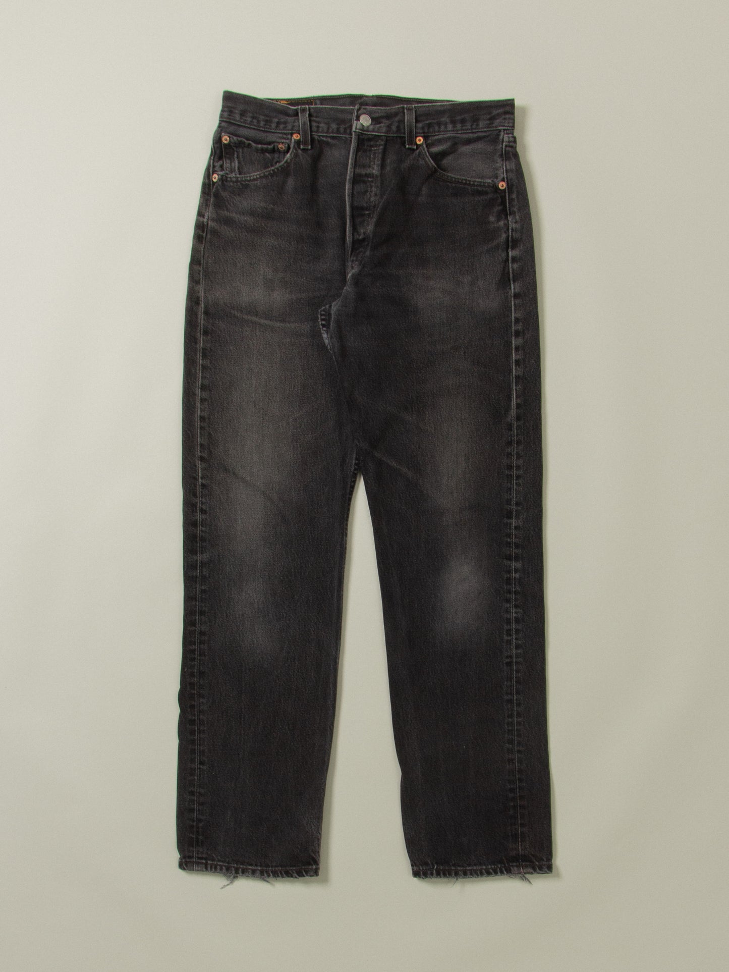 Vtg 1990s Faded Black Levi's 501 - Made in USA (32x33)