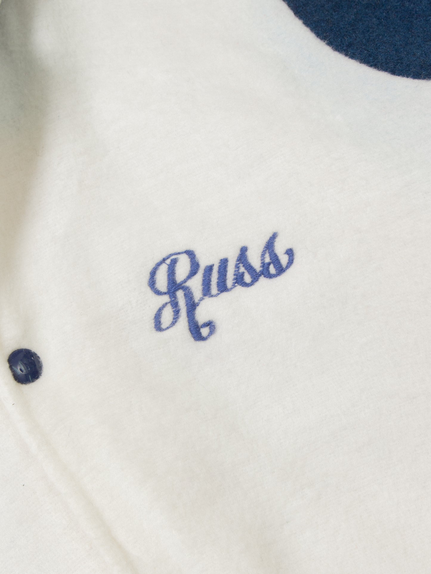 Vtg 1980s Pearson Fleece High School Jacket (M)