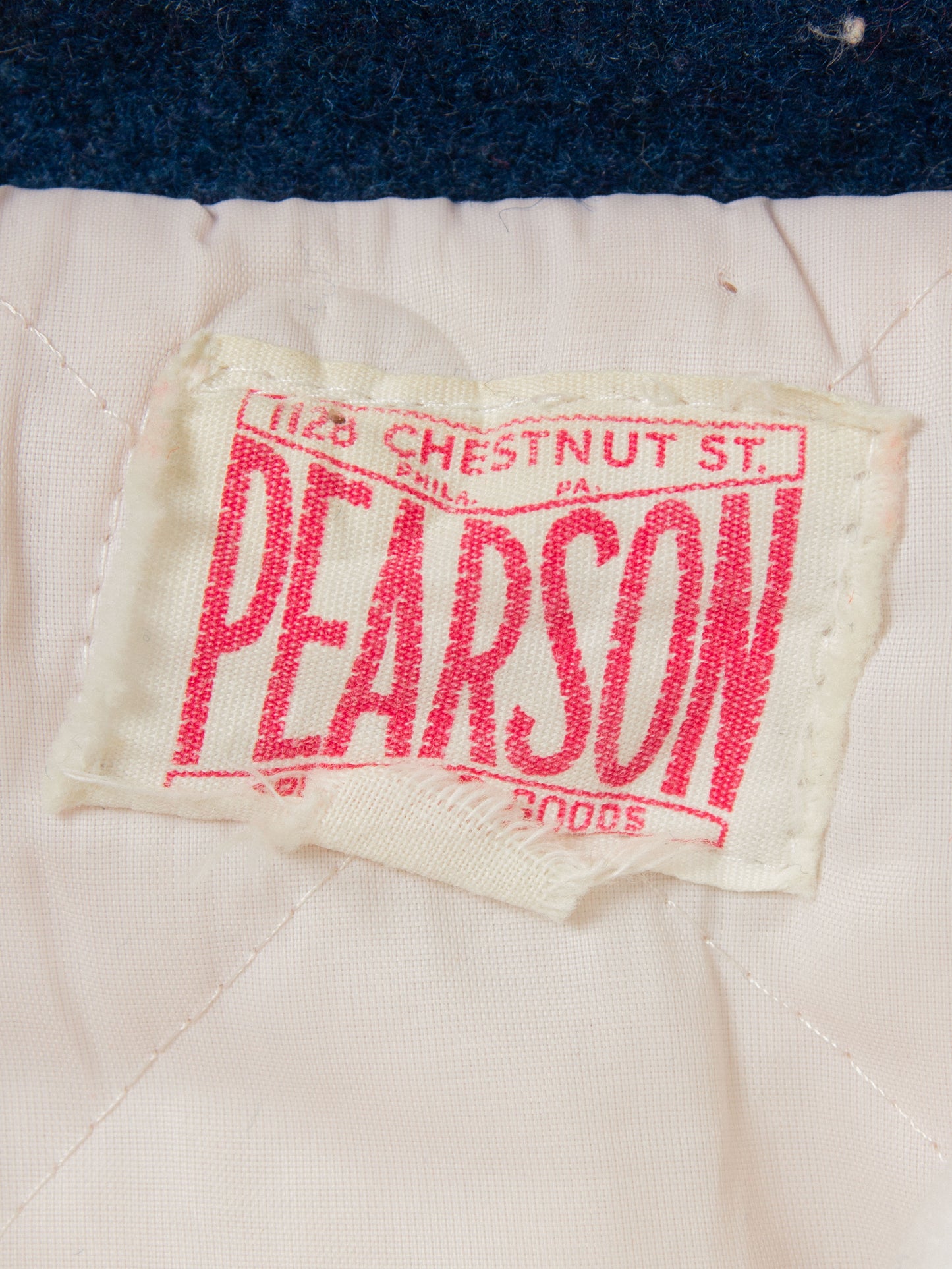 Vtg 1980s Pearson Fleece High School Jacket (M)