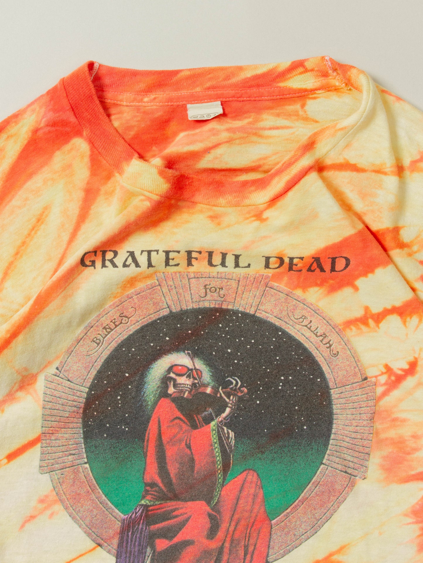 Vtg 1987 Single Stitch Tie Die Greatful Dead Tee - Made in USA (M)