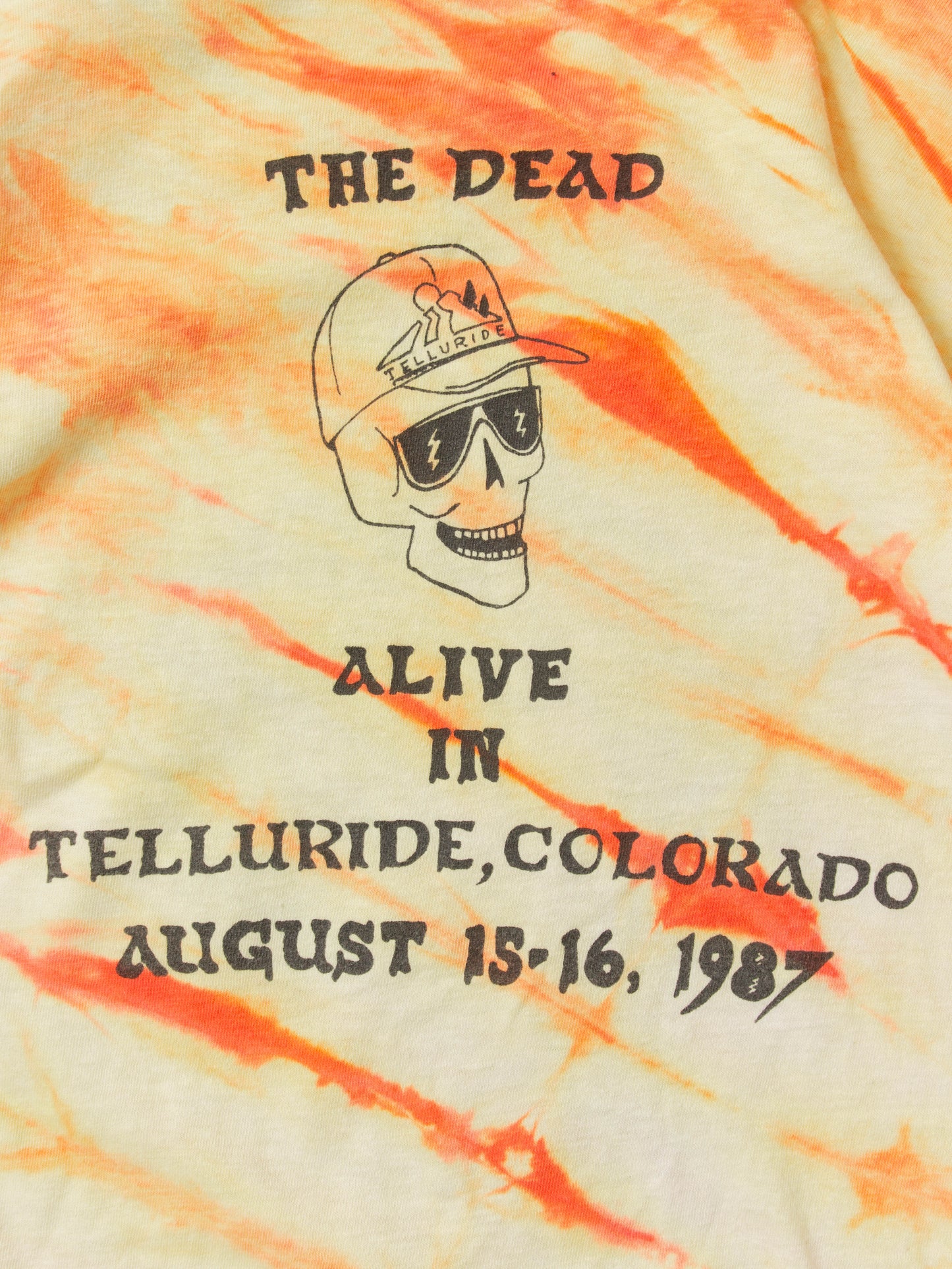 Vtg 1987 Single Stitch Tie Die Greatful Dead Tee - Made in USA (M)
