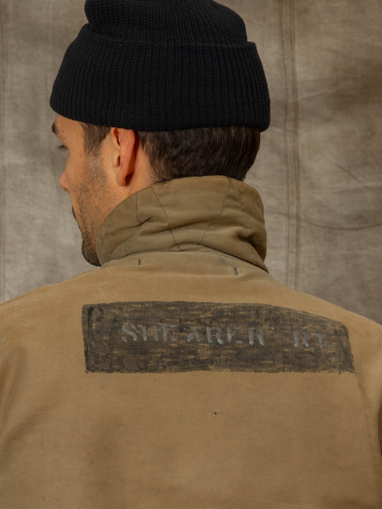 Vtg Rare WWII USN N-1 Alpaca Deck Jacket (S/M)