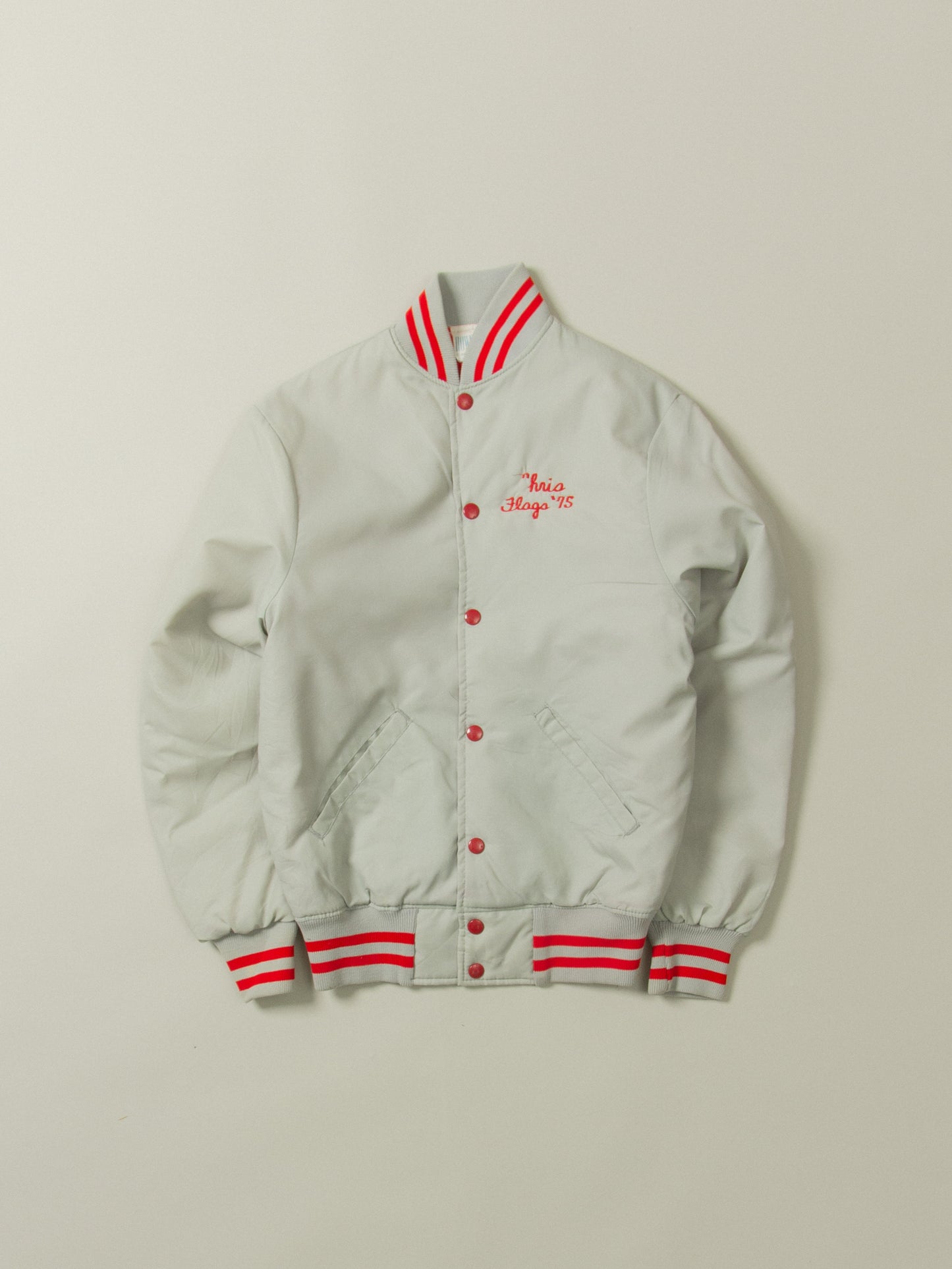 Vtg 1975 Henry C. Conrad High School Alumni Nylon Jacket - Made in USA (XS)