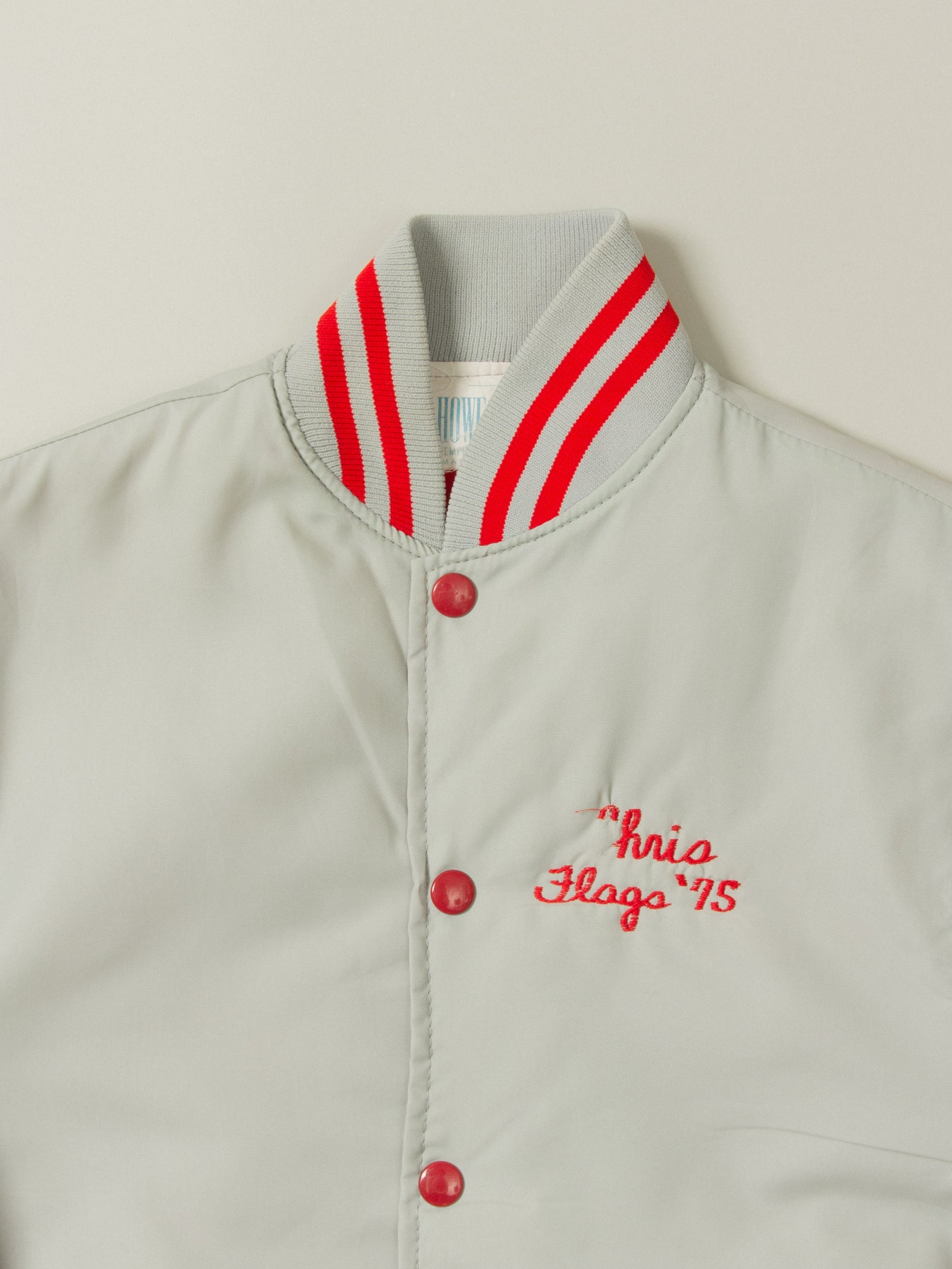 Vtg 1975 Henry C. Conrad High School Alumni Nylon Jacket - Made in USA (XS)
