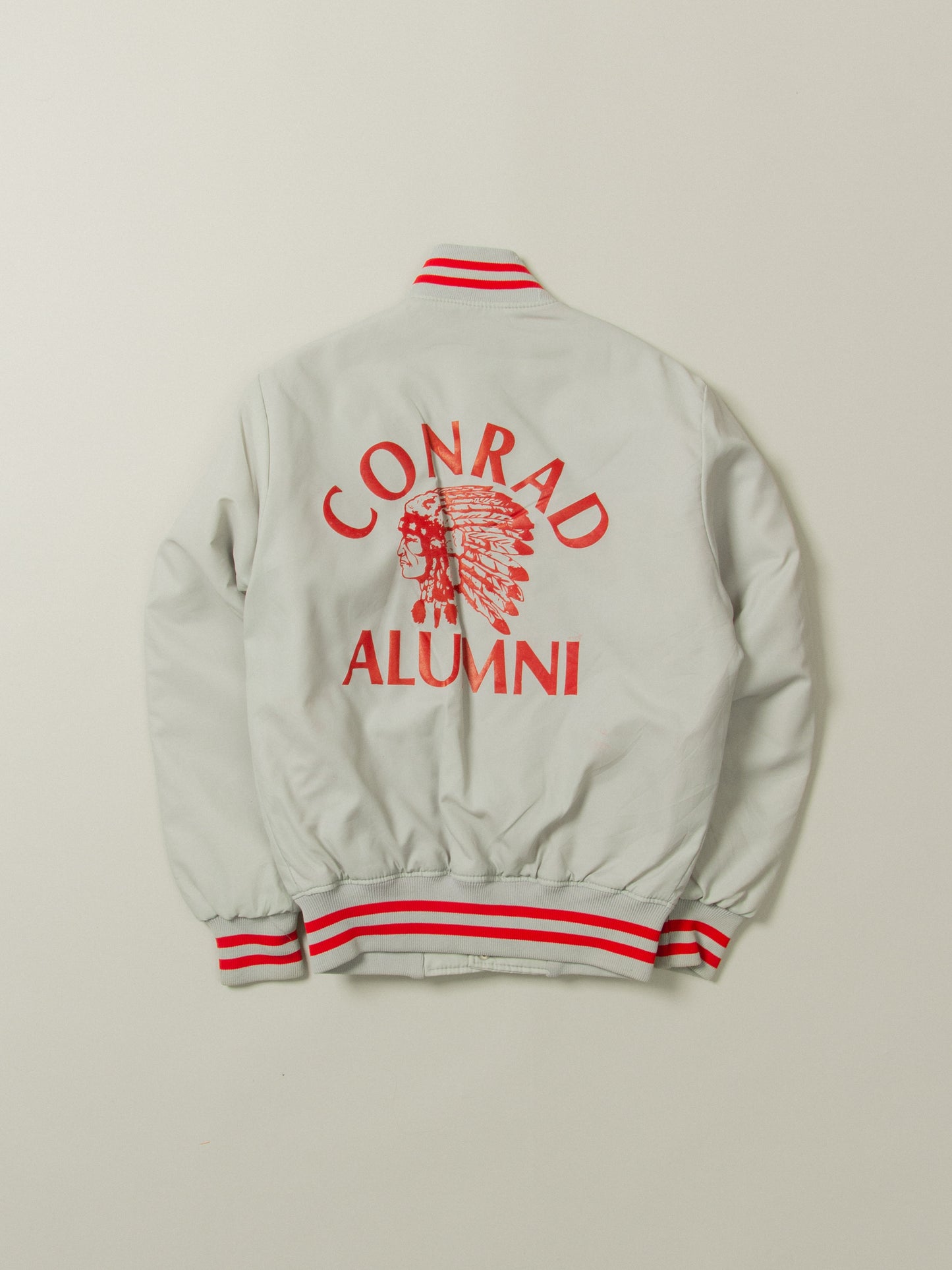 Vtg 1975 Henry C. Conrad High School Alumni Nylon Jacket - Made in USA (XS)