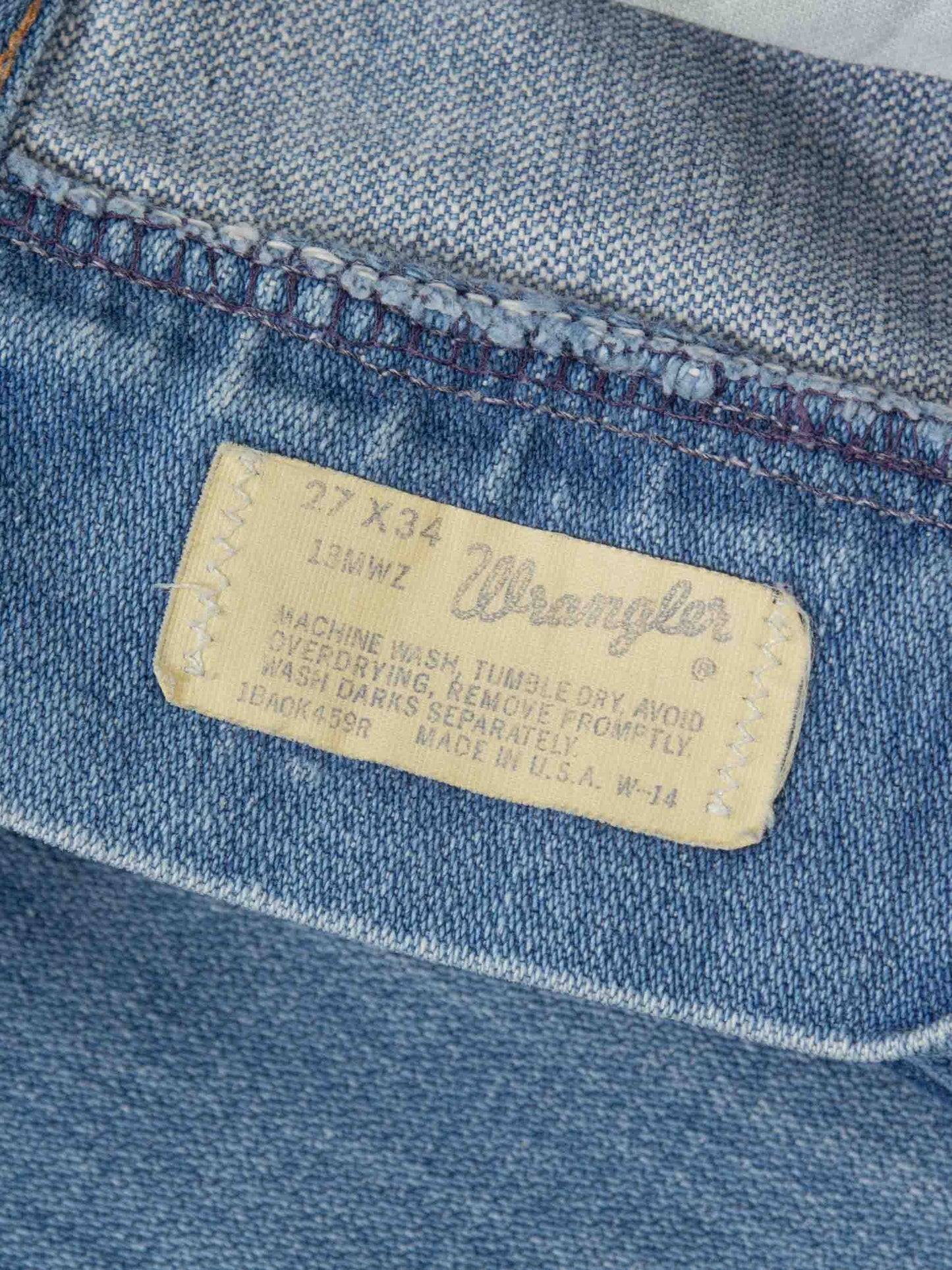 Vtg 1970s Wrangler Bootcut Jeans - Made in USA (28x34)