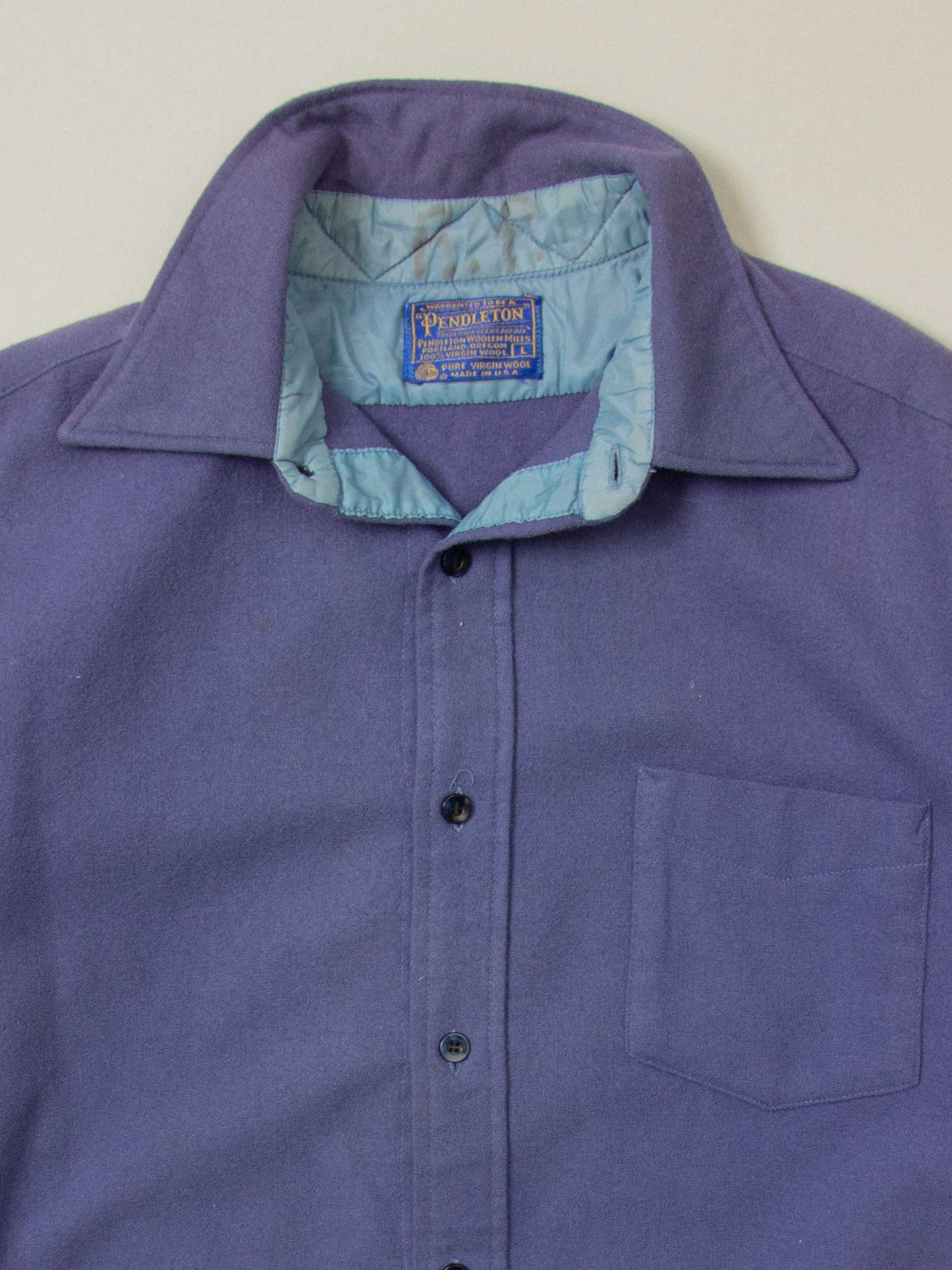 Vtg 1970s Pendleton Wool Shirt – Made in USA (M)