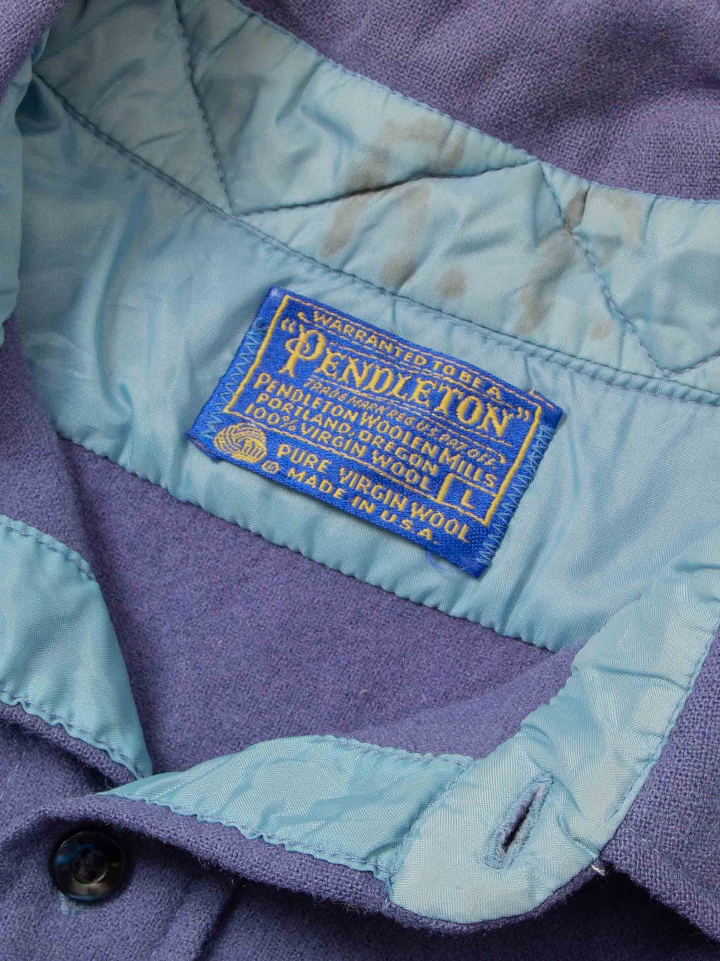 Vtg 1970s Pendleton Wool Shirt – Made in USA (M)