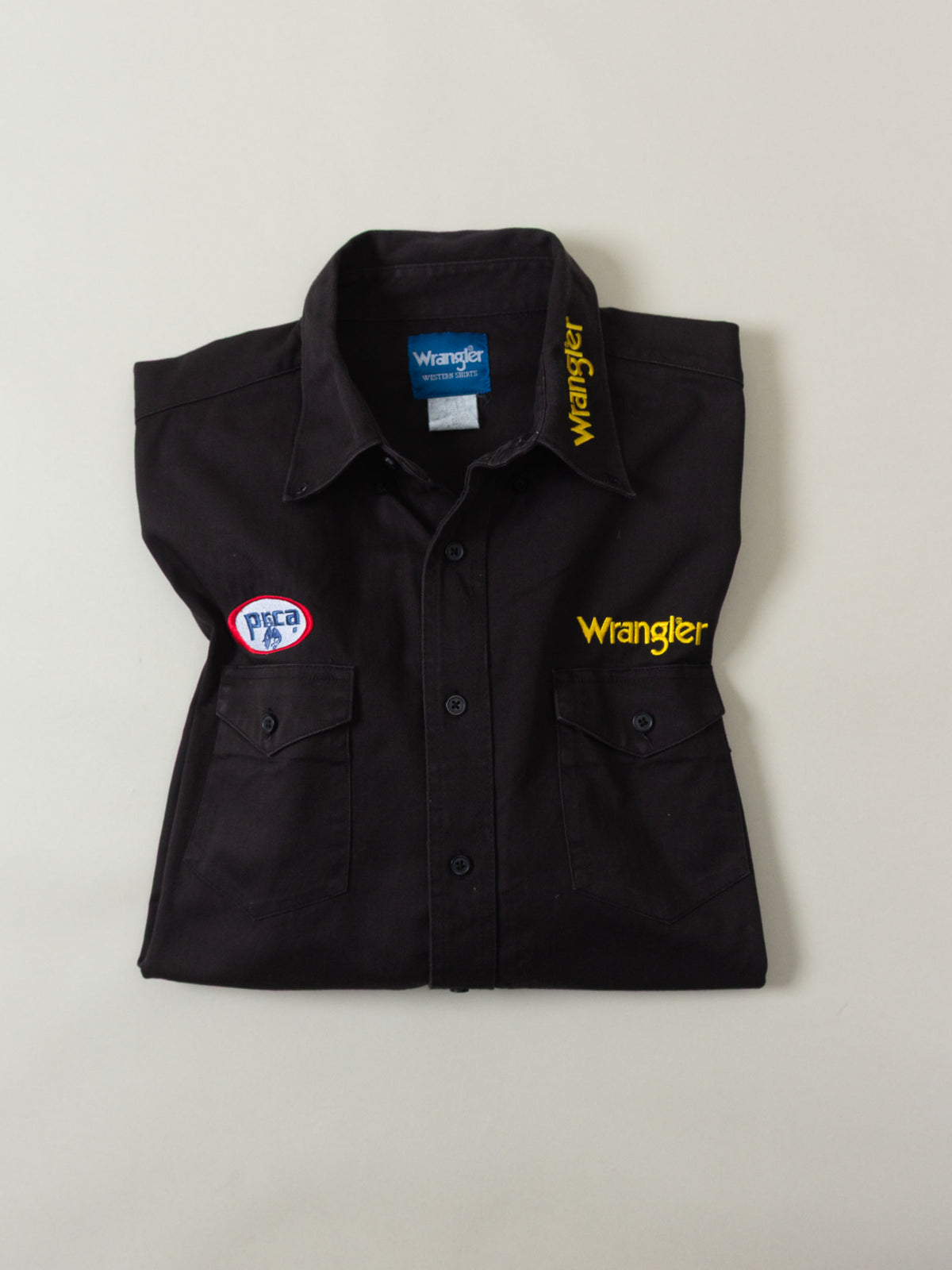 Vtg Wrangler National Rodeo Finals Western Shirt (XL)