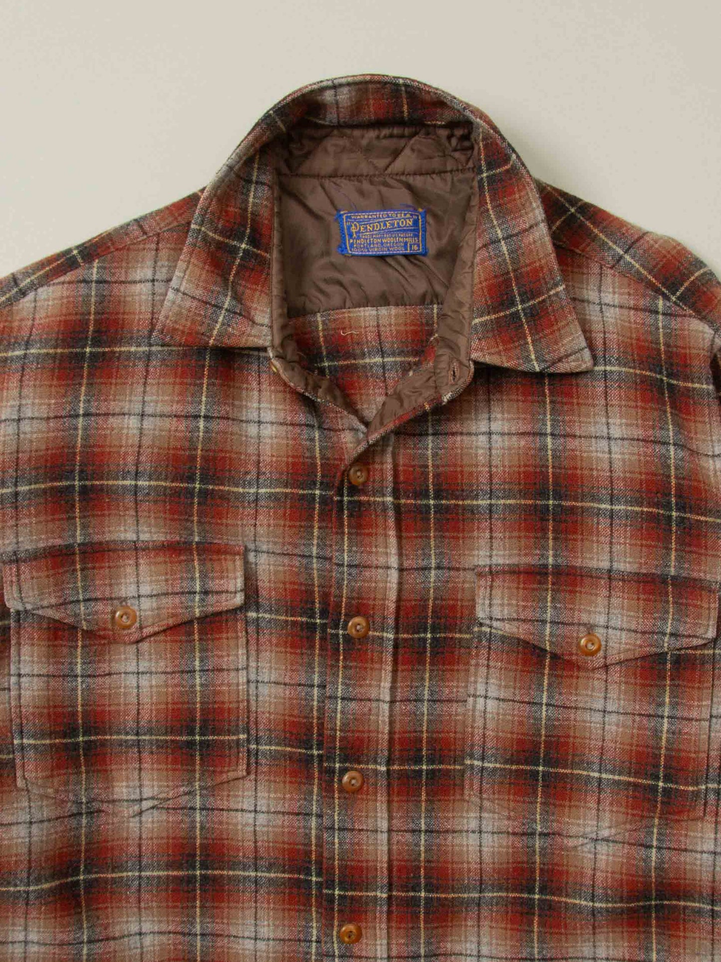 Vtg 1960s Pendleton Wool Shirt – Made in USA (M/L)