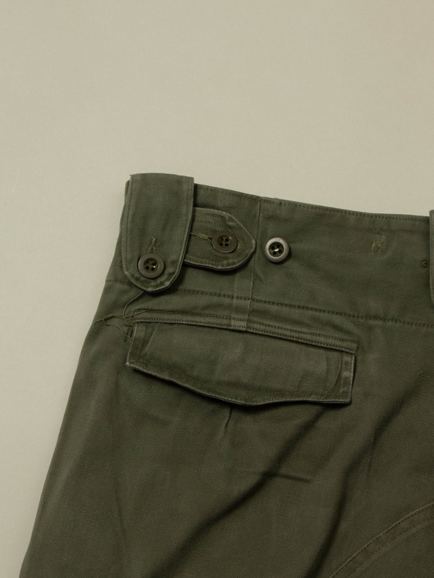 Vtg 1960s Army Cargo Shorts (34-36")