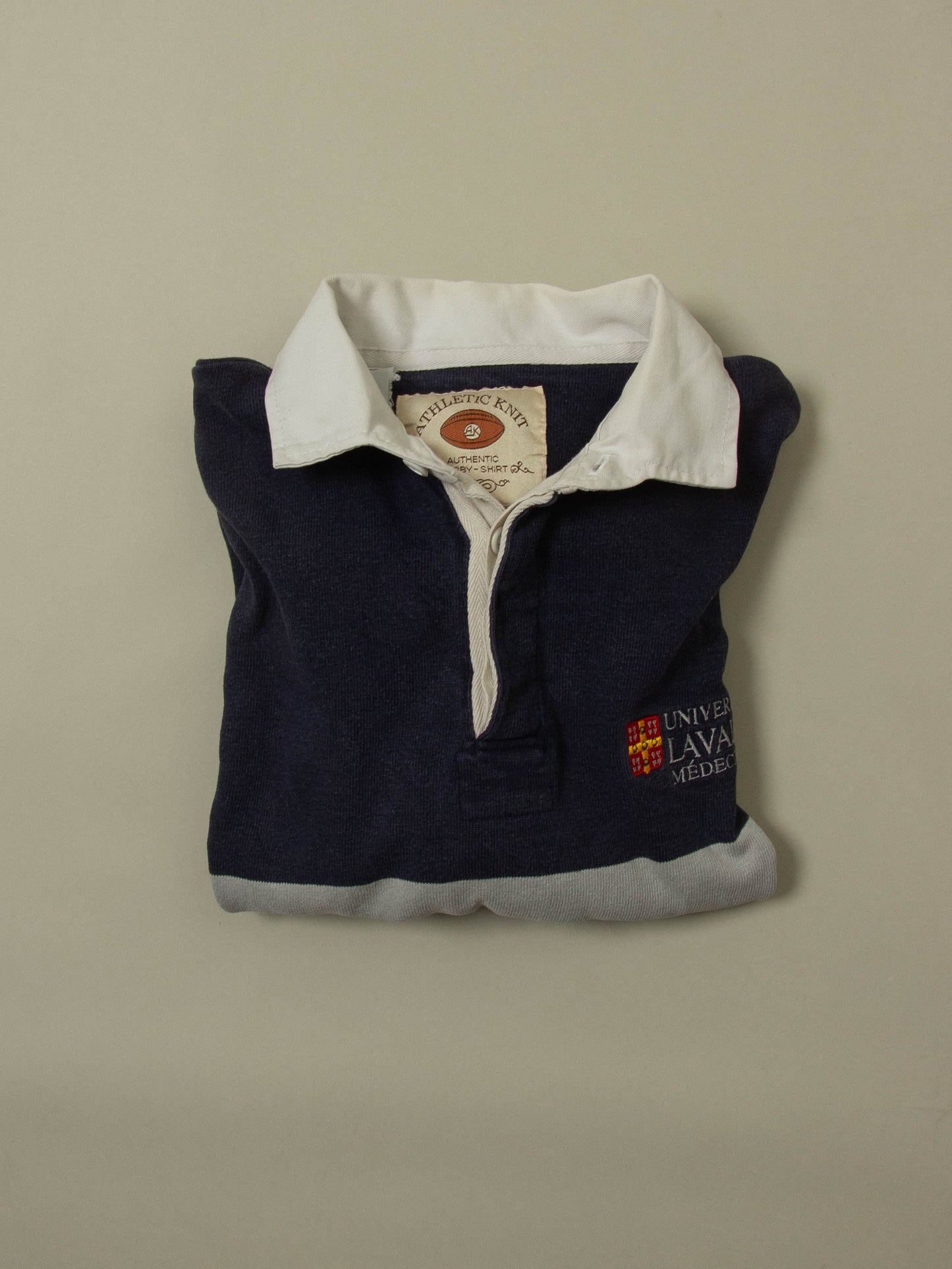 Vtg 1990s Laval University Rugby Shirt (L)