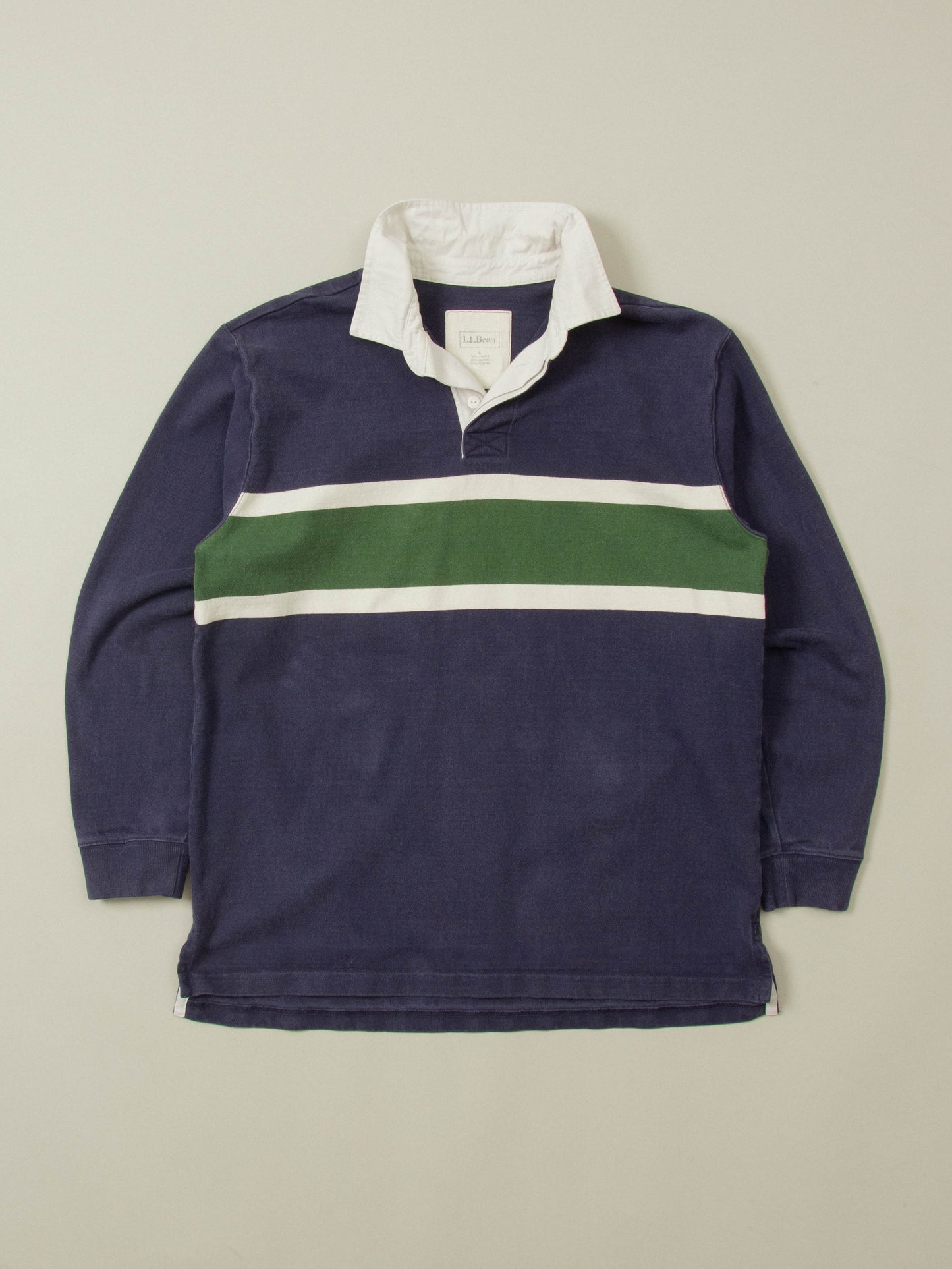 Vtg 1990s L.L. Bean Rugby Shirt (L)