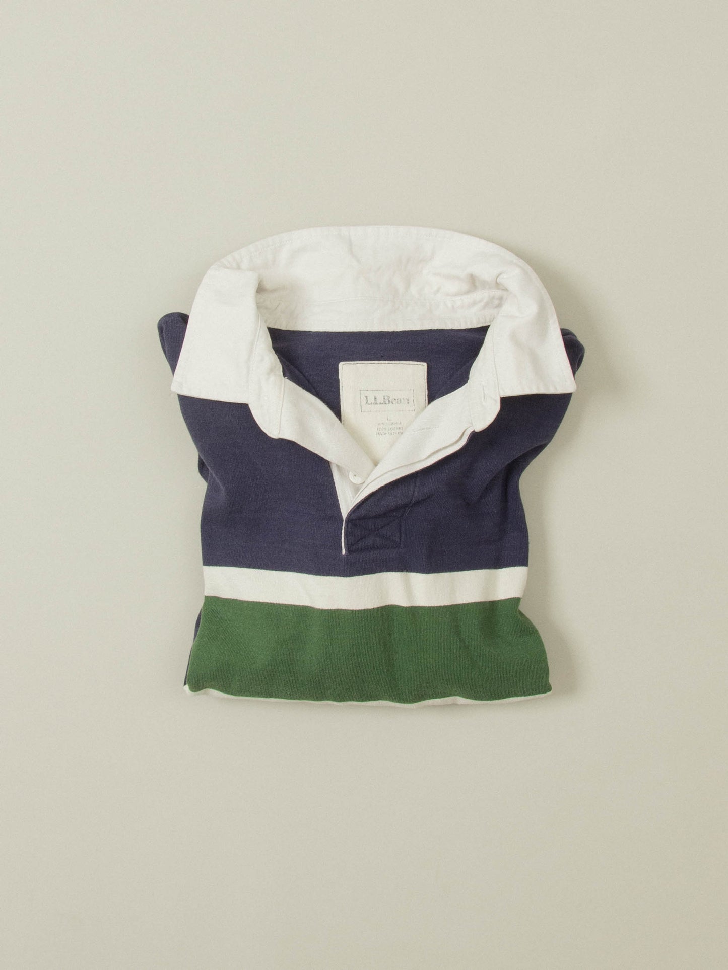 Vtg 1990s L.L. Bean Rugby Shirt (L)