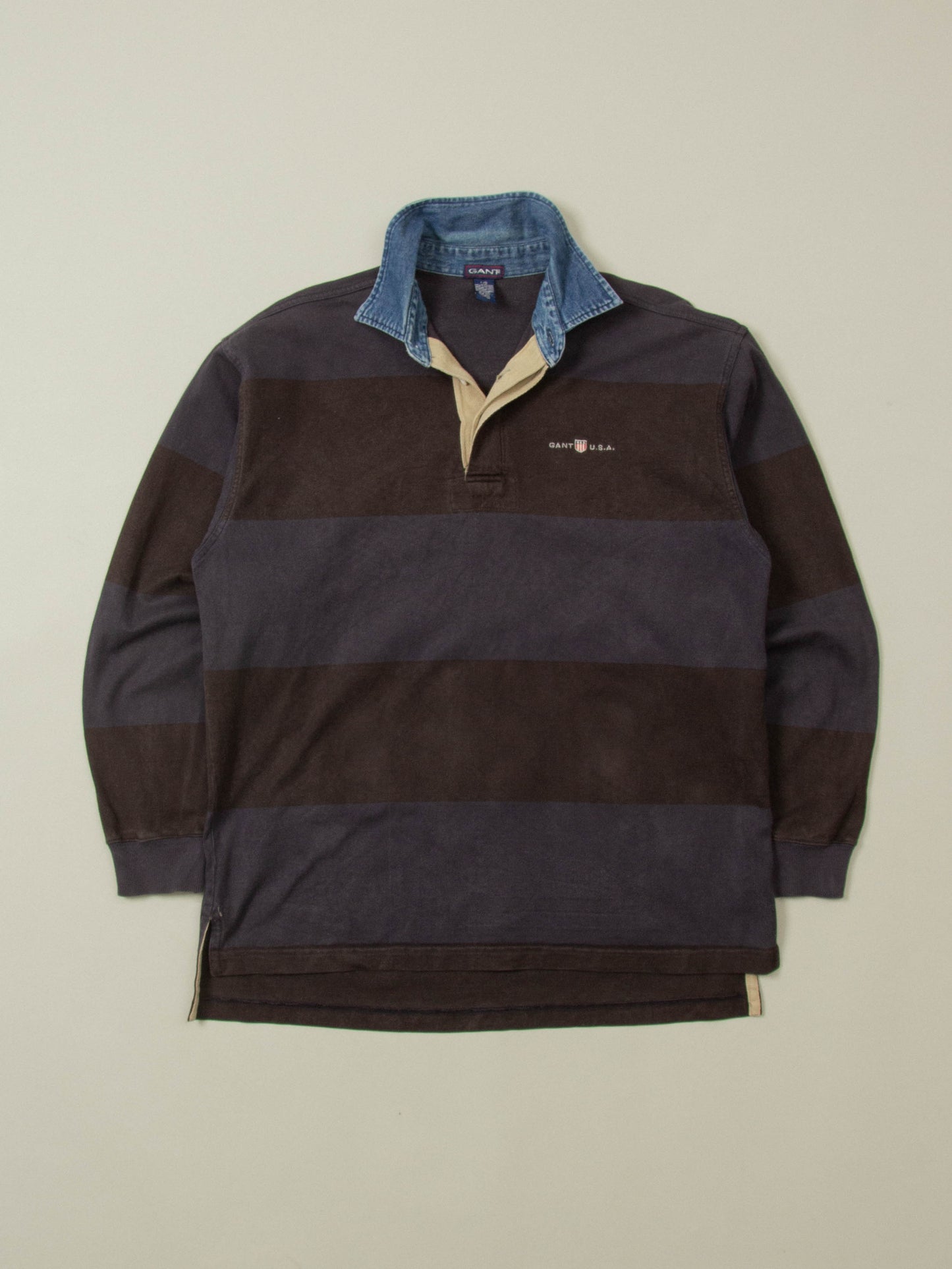 Vtg 1990s Gant Rugby Shirt (L/XL)