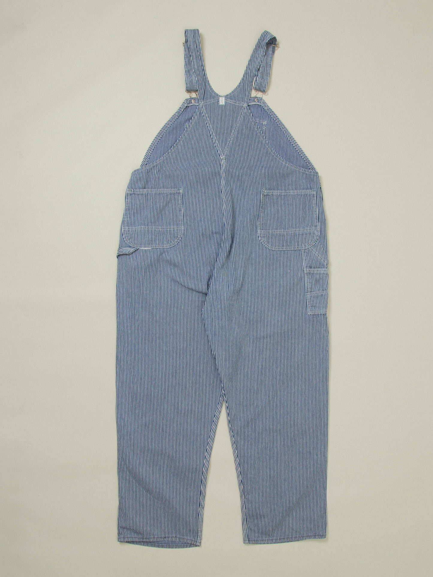 Vtg 1980s Key Imperial Striped Overall - Made in USA (XXL)