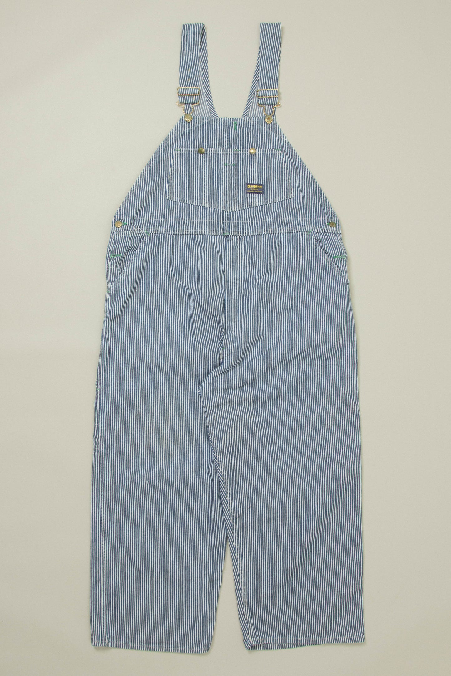 Vtg 1970s Oshkosh Striped Overall - Made in USA (XL)