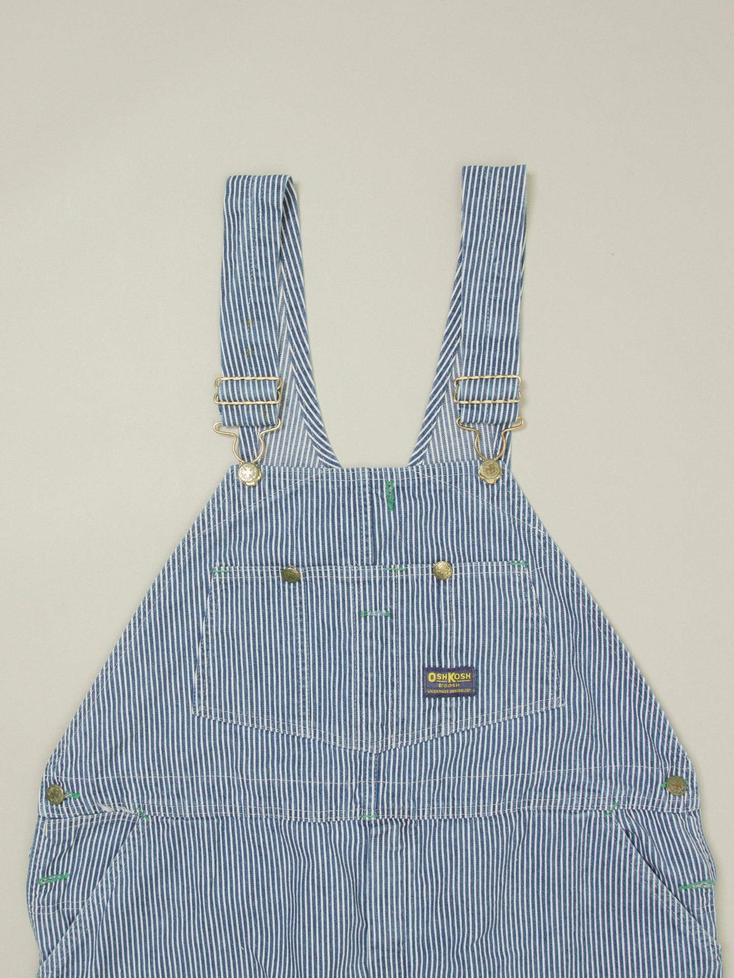 Vtg 1970s Oshkosh Striped Overall - Made in USA (XL)