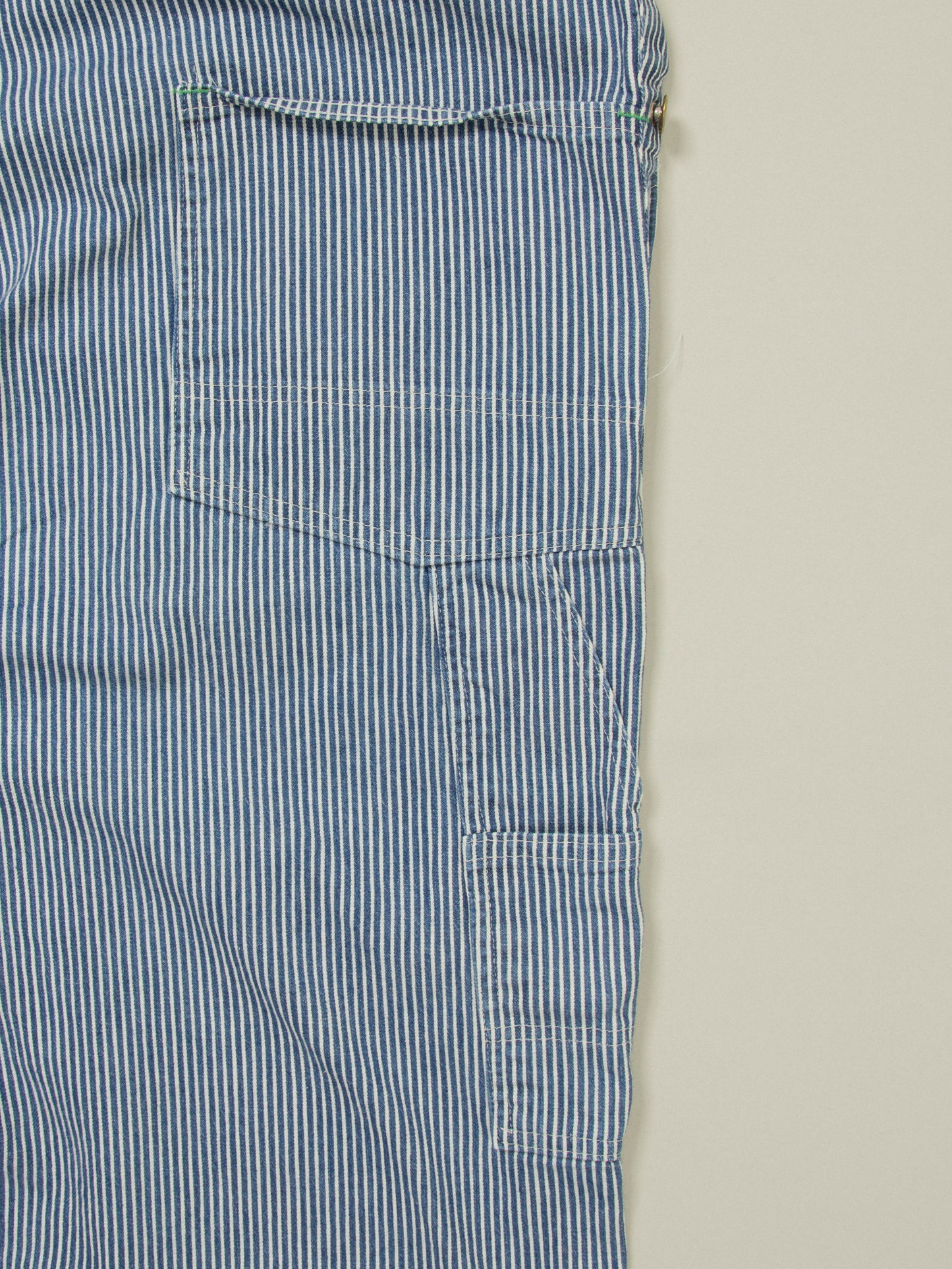 Vtg 1970s Oshkosh Striped Overall - Made in USA (XL)
