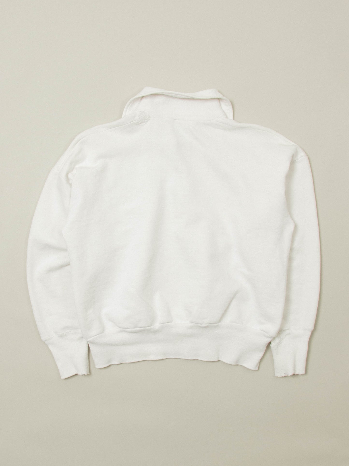 Vtg 1950s Champion 'Running Man' University Quarter Zip (XS)