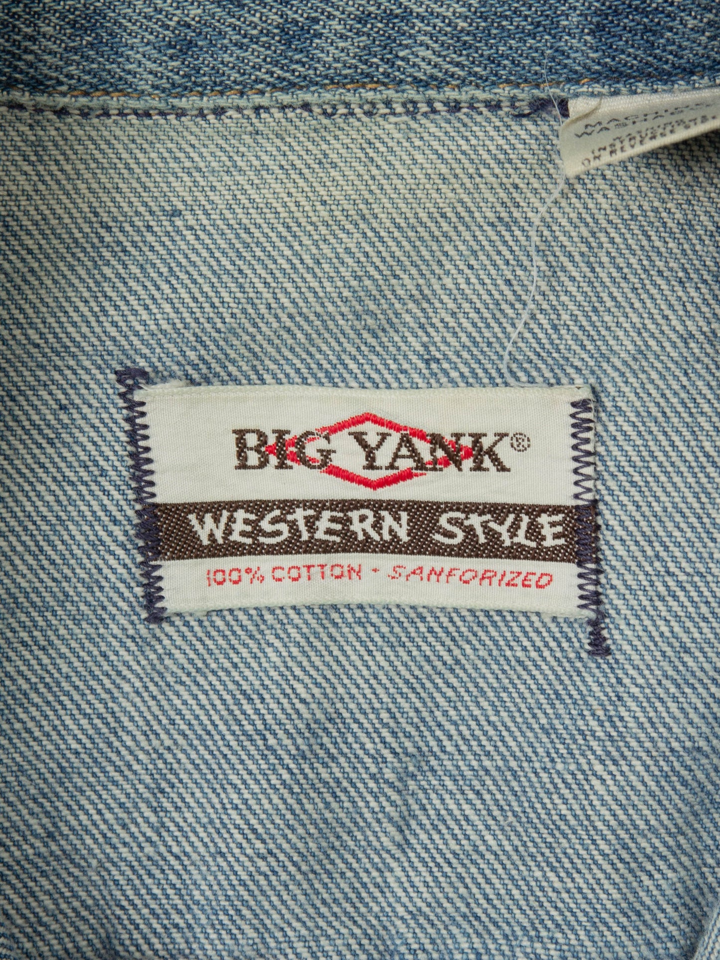 Vtg 1970s Big Yank Embroidered Denim Jacket (S)