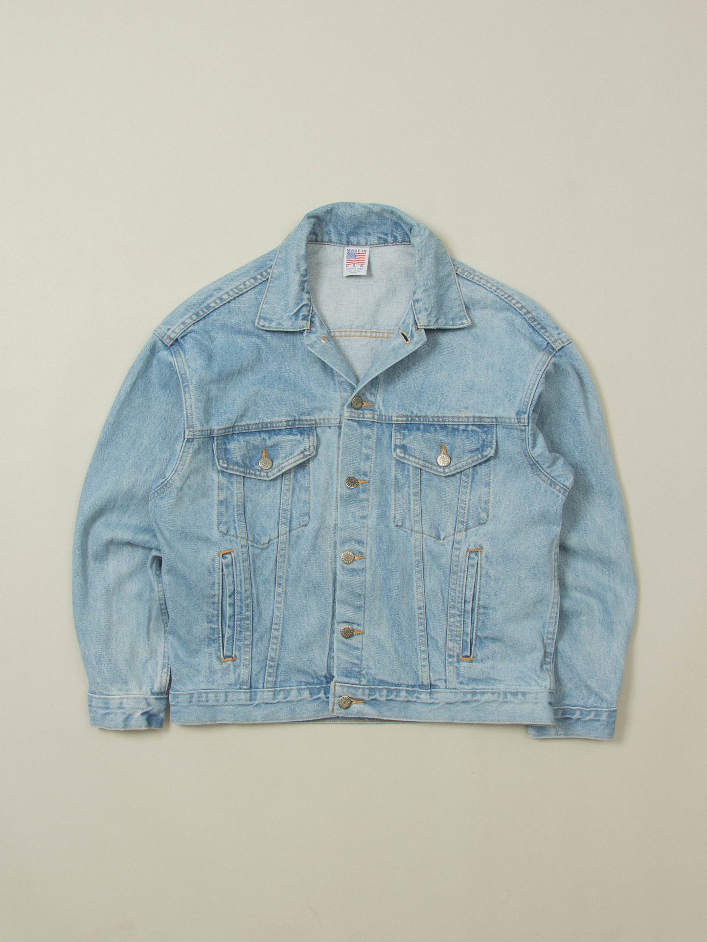 Vtg 1980s Denim Jacket - Made in USA (M)