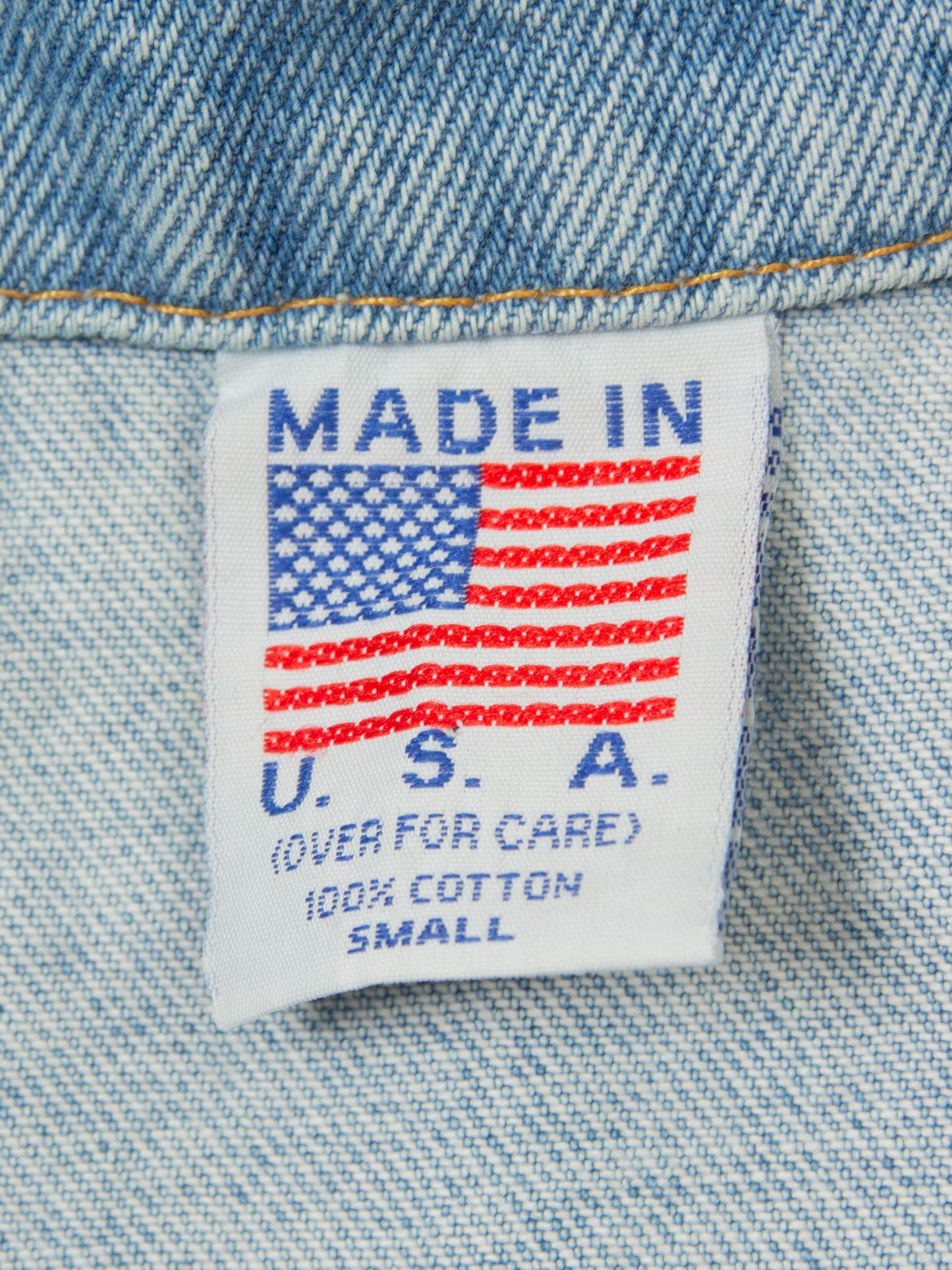 Vtg 1980s Denim Jacket - Made in USA (M)