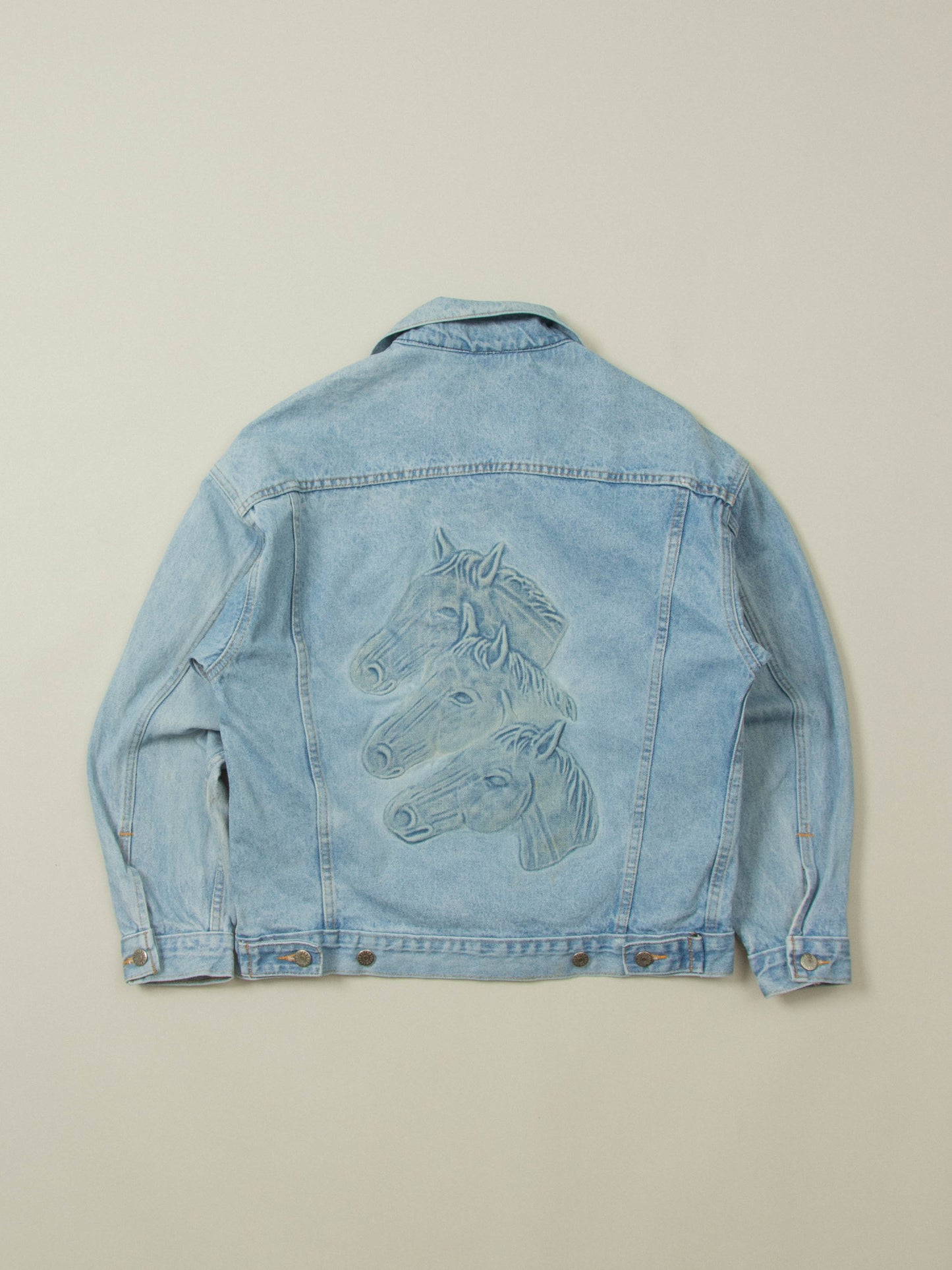 Vtg 1980s Denim Jacket - Made in USA (M)
